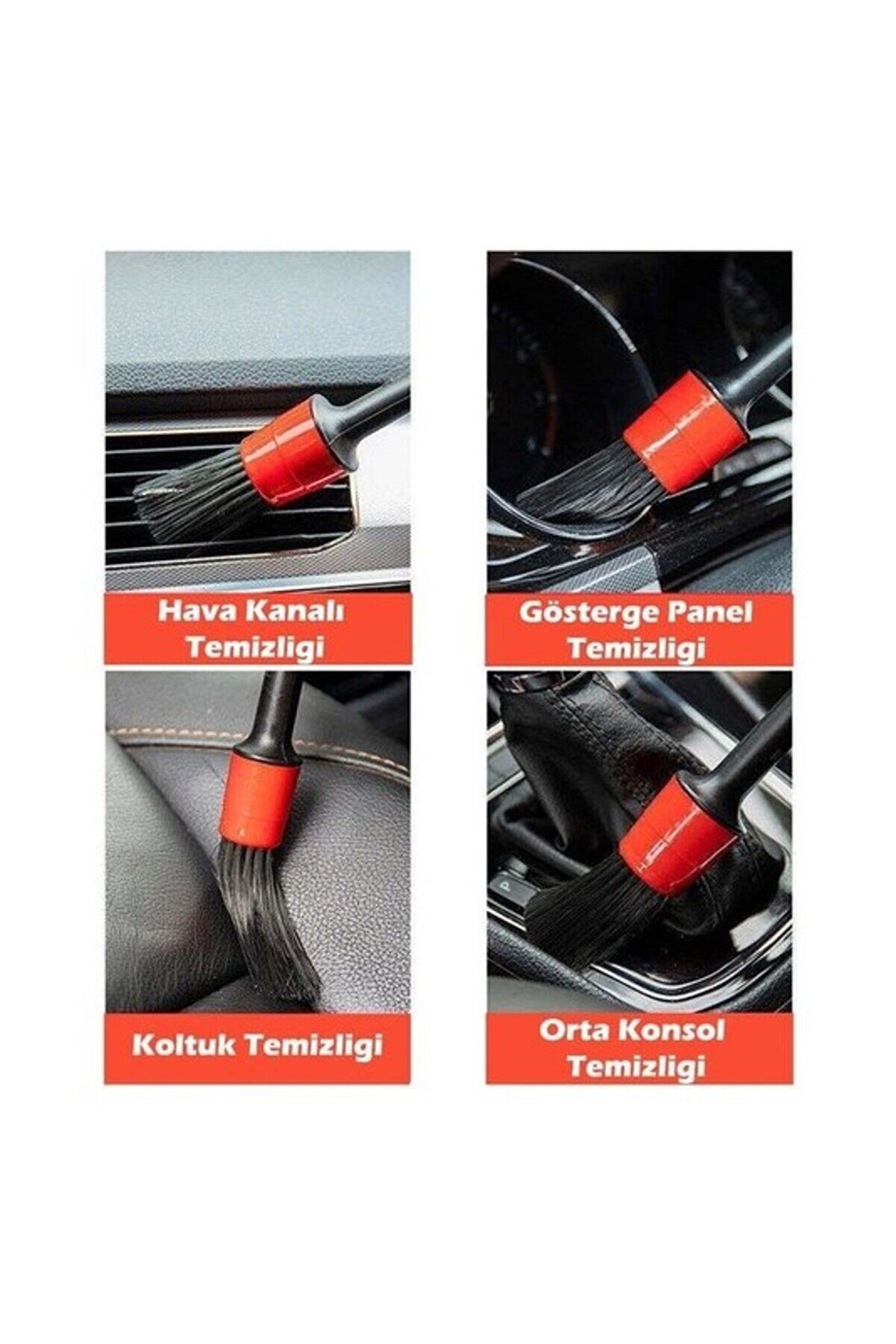Ethab Ti̇caret Araba Detaylı Temi̇zli̇k Fır&ccedil;a Seti̇