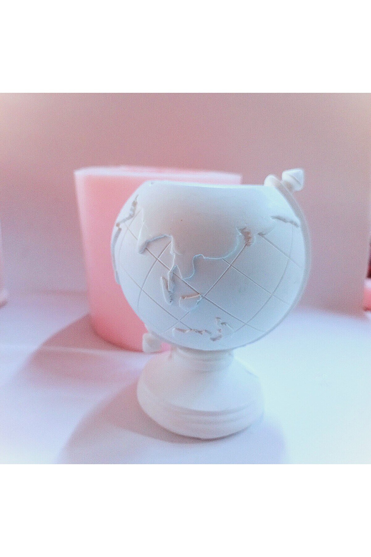 Kalıpcınızburada Dünya Saksı Si̇li̇kon Kalıp - K8039