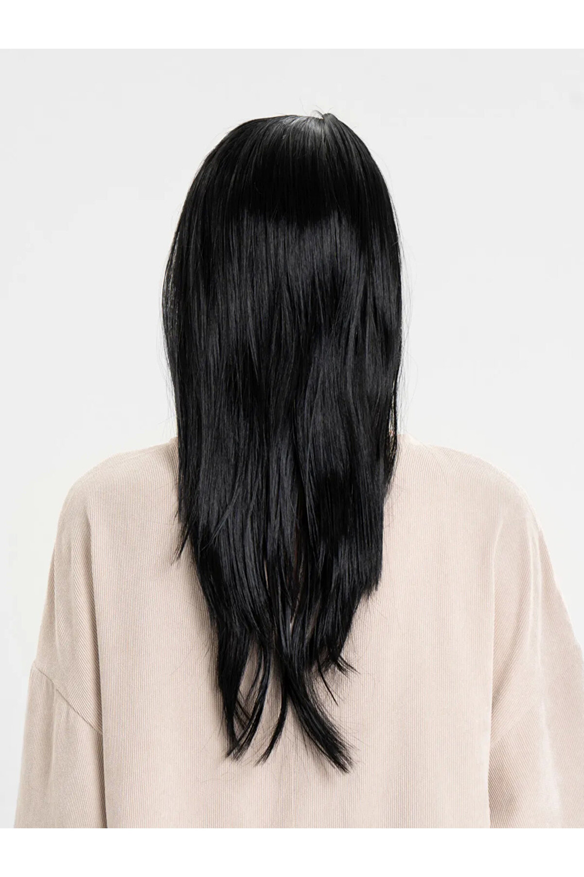 Tgzm Si̇yah Renk Uzun Parti̇ Peruğu