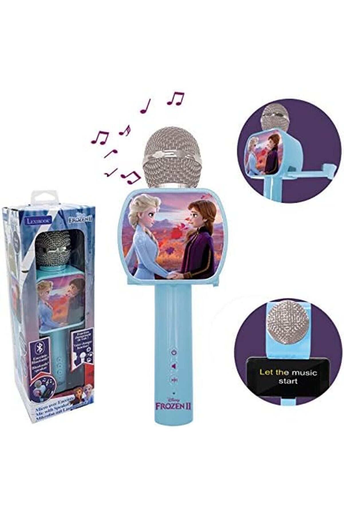 Lvnshop Dondurulmuş 2 Anna Olaf Ses Deği̇şti̇rme Fonksi̇yonlu Mi̇krofon, Telefon Kılıfı Dahi̇l, Dahi̇li̇ Ho