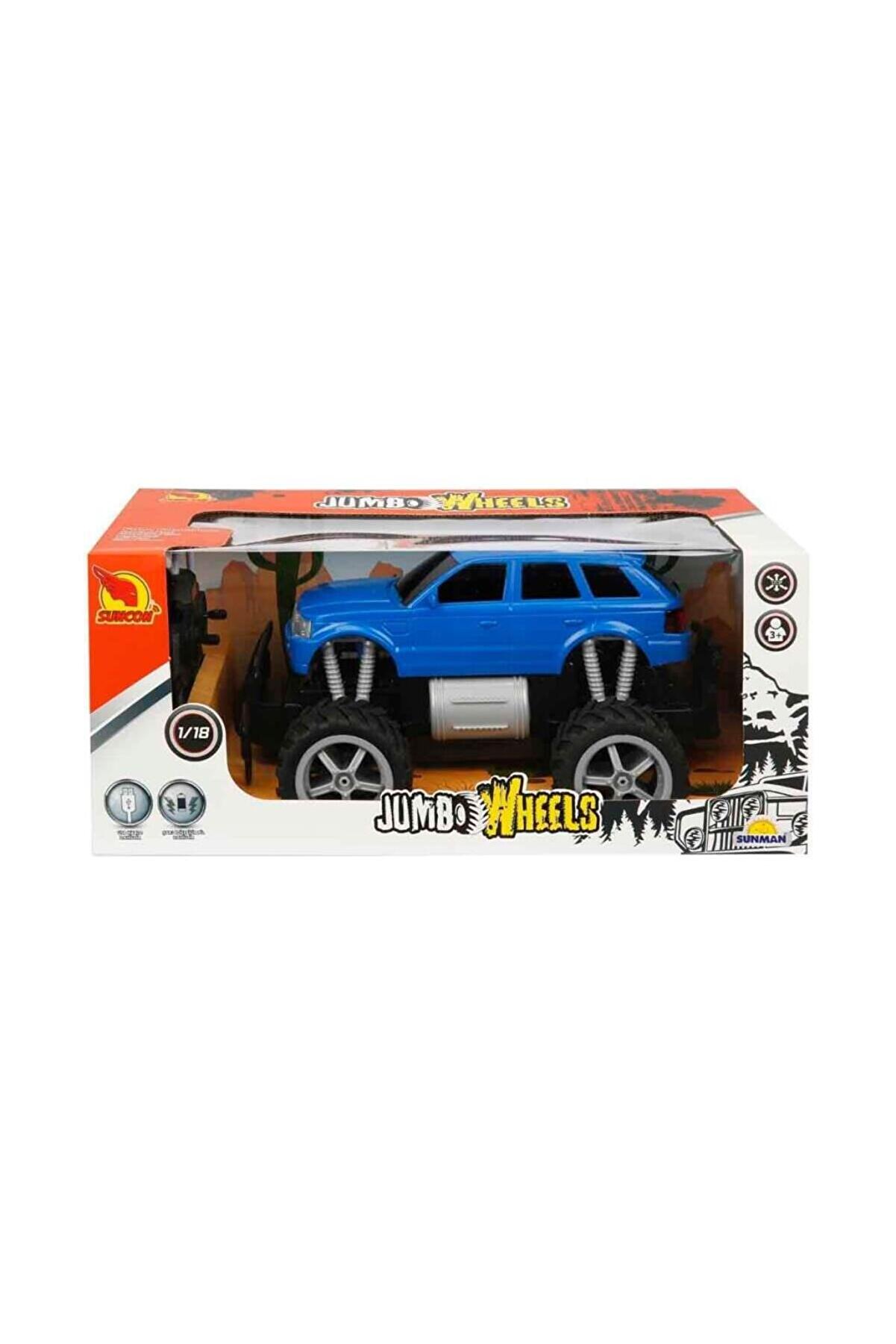 Toptan Bulurum 80012 118 Uzaktan Kumandalı Jumbo Wheels Usb Şarjlı Araba