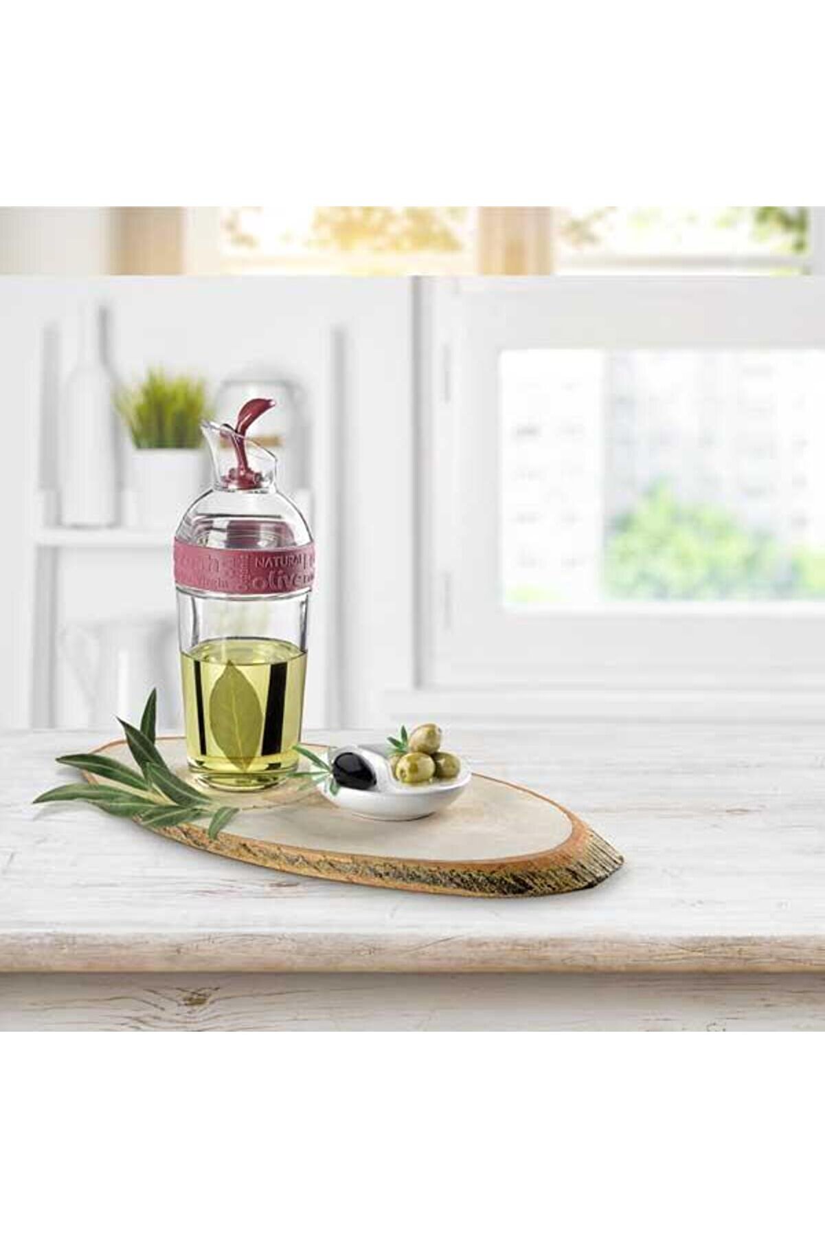 Toptan Bulurum Cam Yağdanlık Fresh Ölçülü Yağ Şişesi Yağdanlık