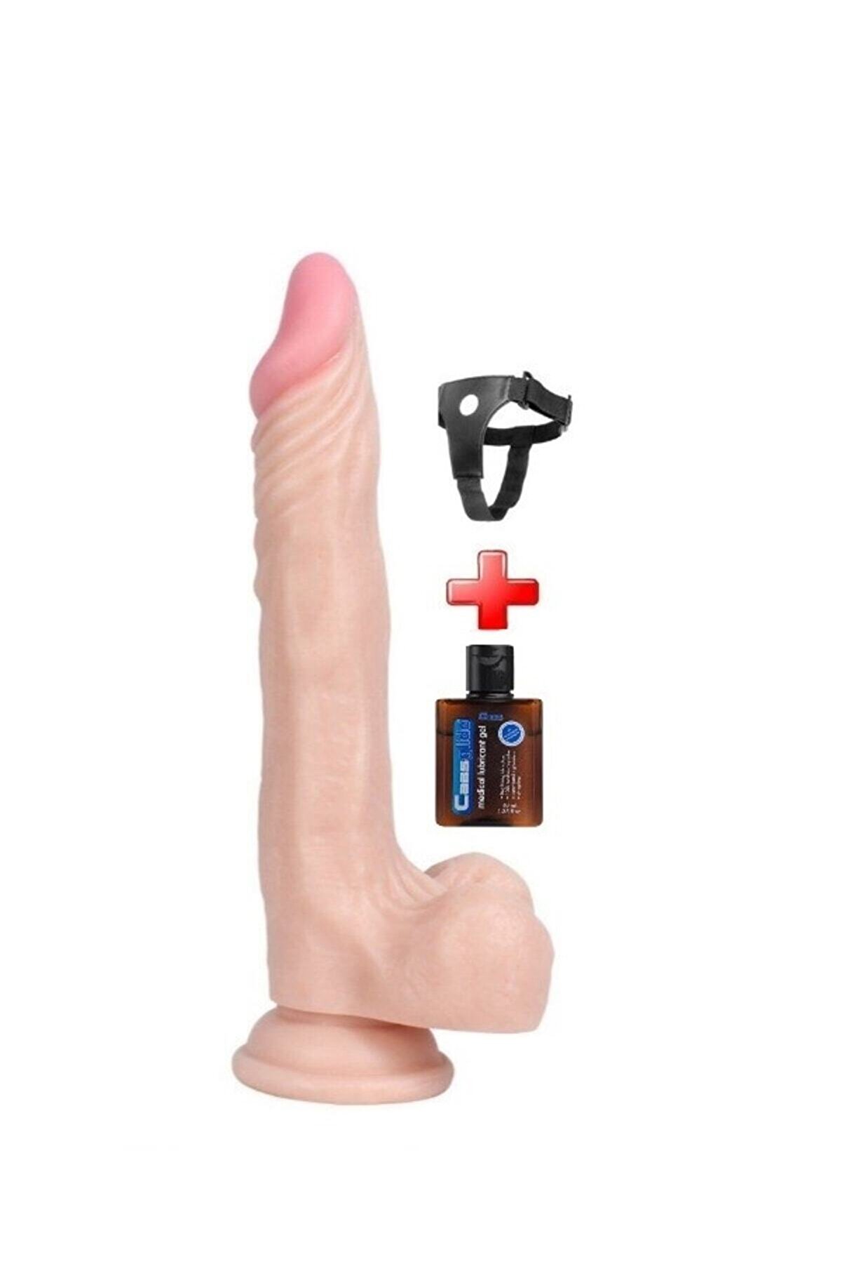 Meyrabest 21 Cm Yuan Kayganlaştırıcılı Kemerli̇ Reali̇sti̇k Peni̇s