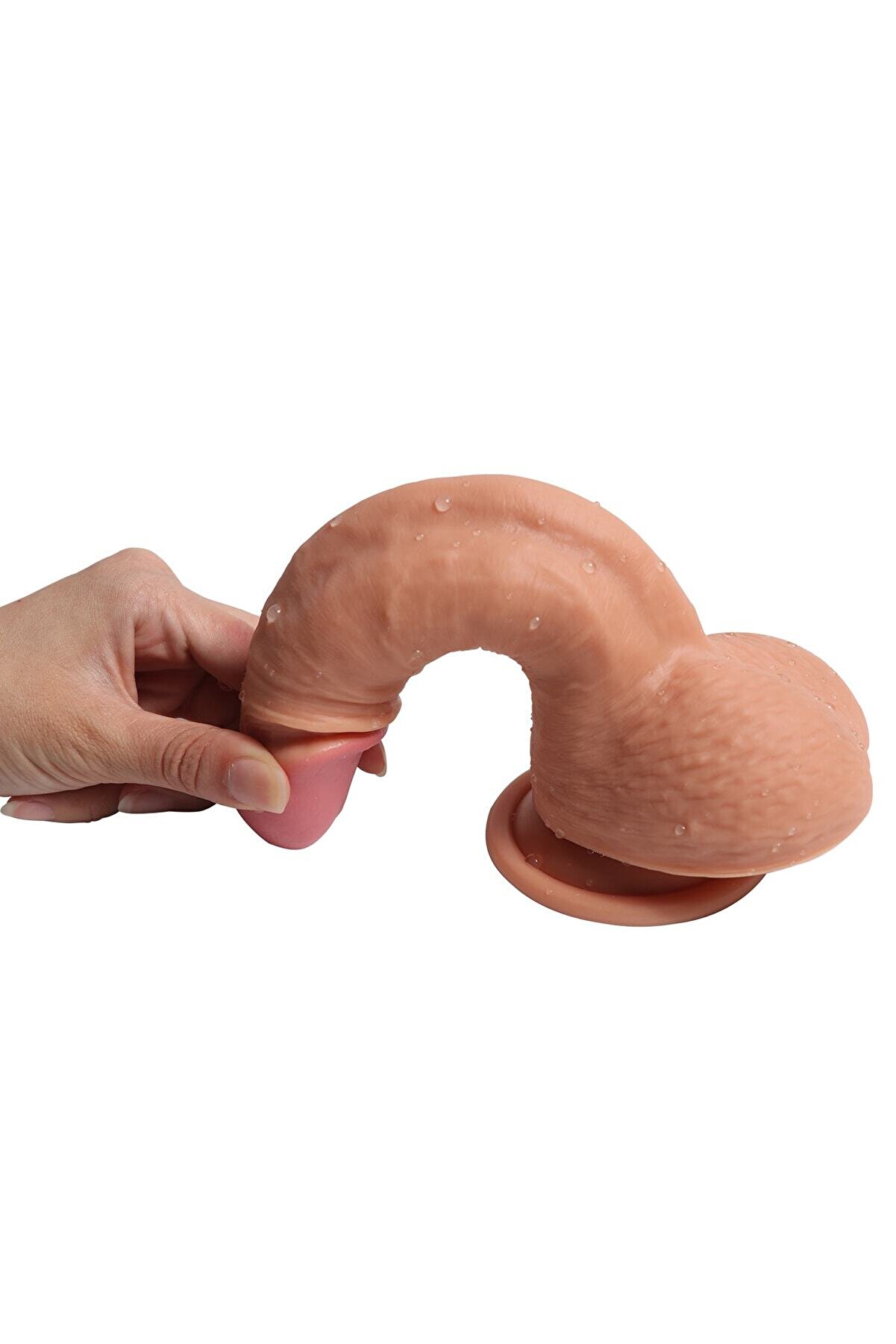 Meyrabest Casti̇el Dual Layer &Ccedil;i̇ft Katmanlı 19 Cm Reali̇sti̇k Peni̇s Di̇ldo