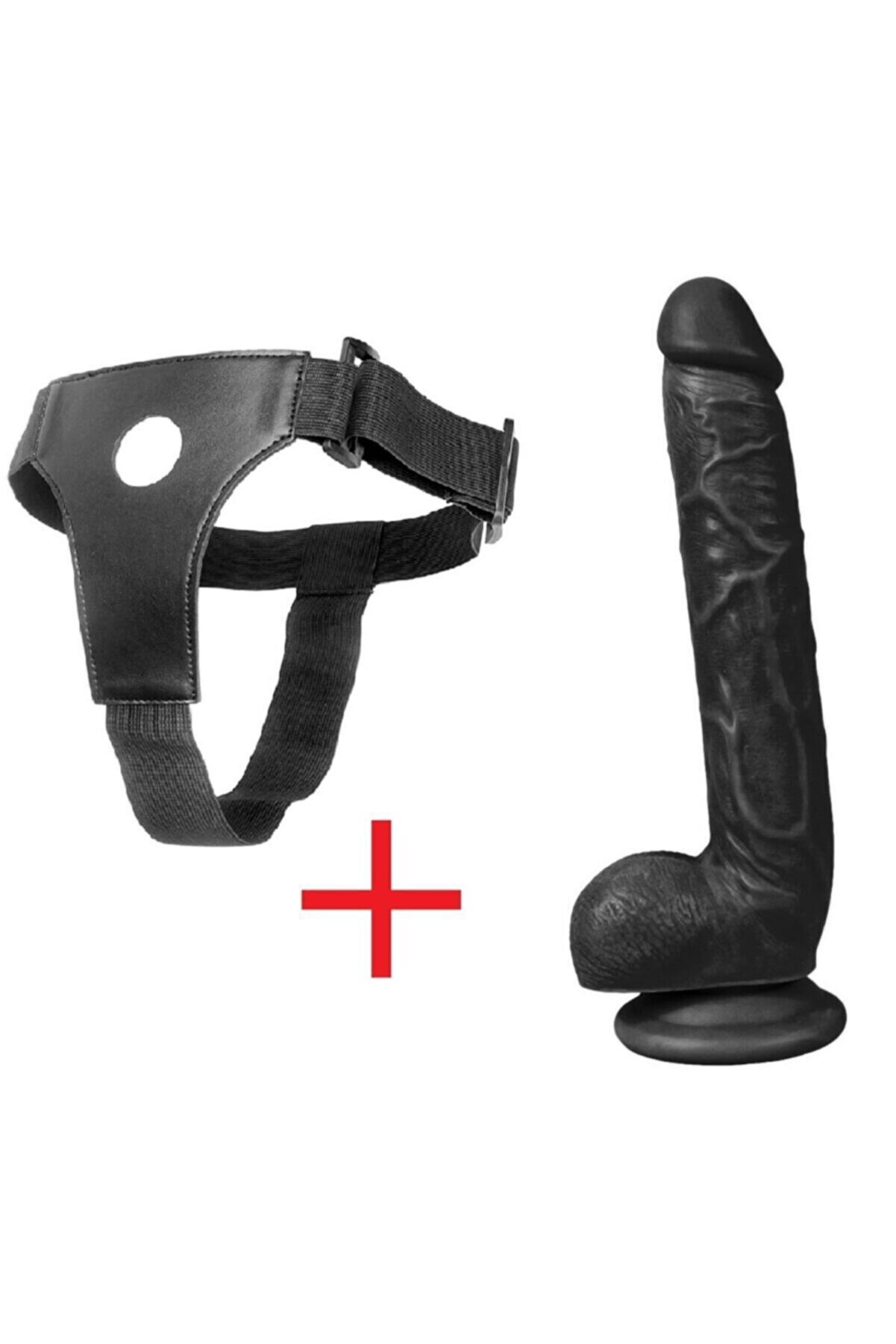 Meyrabest Opti̇mus Uzun Kalın Reali̇sti̇k Belden Bağlamalı Kemerli̇ Peni̇s 28 Cm