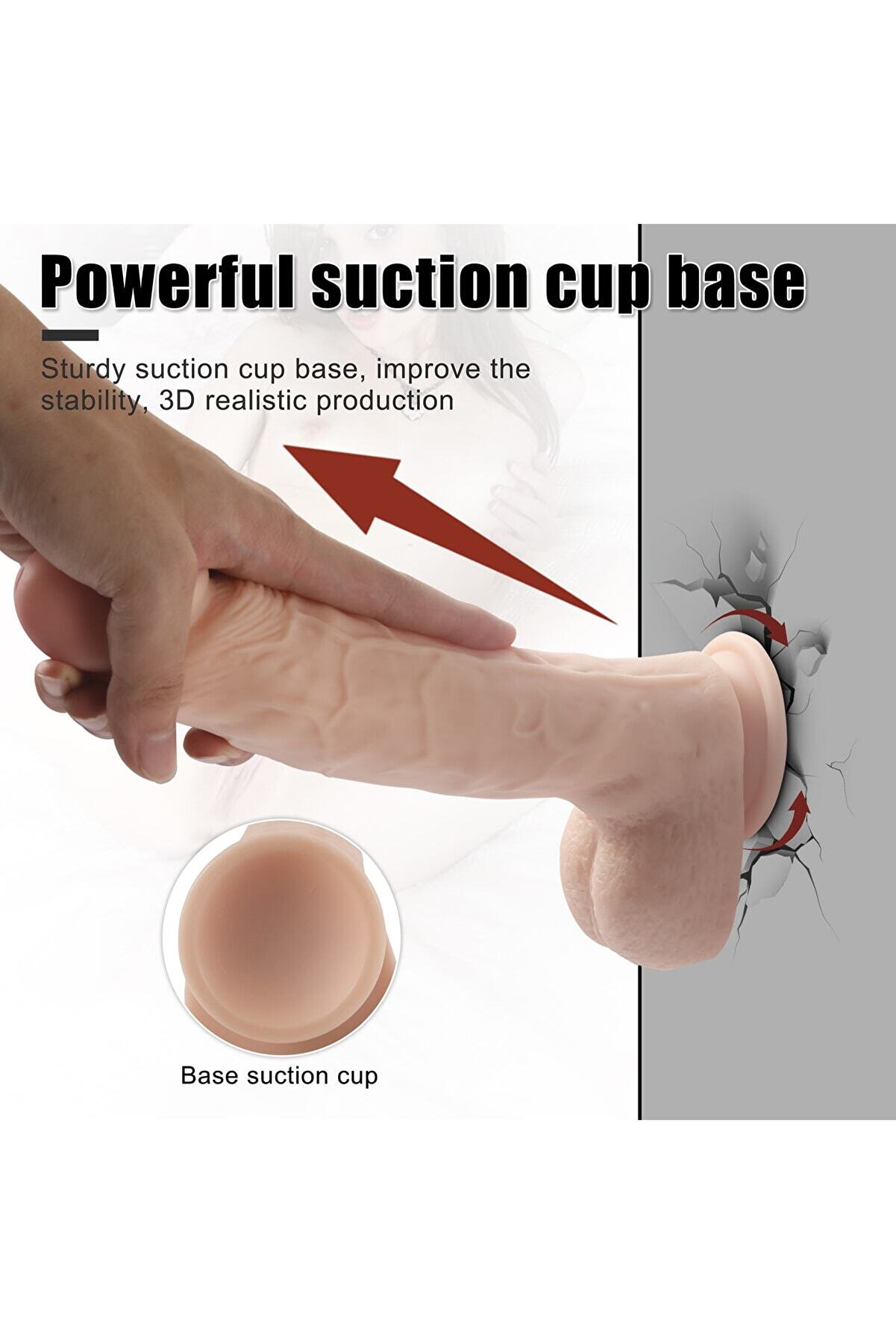 Meyrabest 24Cm Reali̇sti̇k Peni̇s Di̇ldo