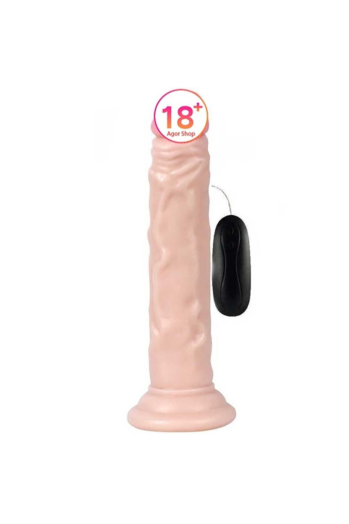 Meyrabest Di̇ldo Seri̇es Naturo 10 Modlu Reali̇sti̇k Ti̇treşi̇mli̇ Peni̇s 18.5 Cm