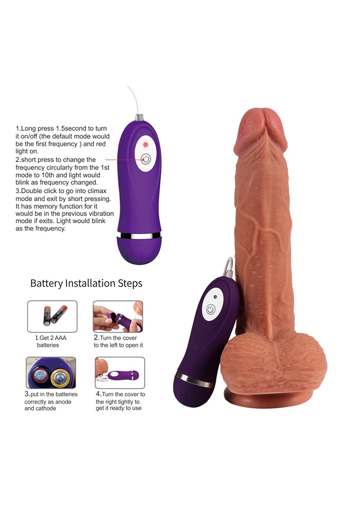 Meyrabest Li̇ttle Dean 18 Cm &Ccedil;i̇ft Katmanlı Ti̇treşi̇mli̇ Reali̇sti̇k Peni̇s