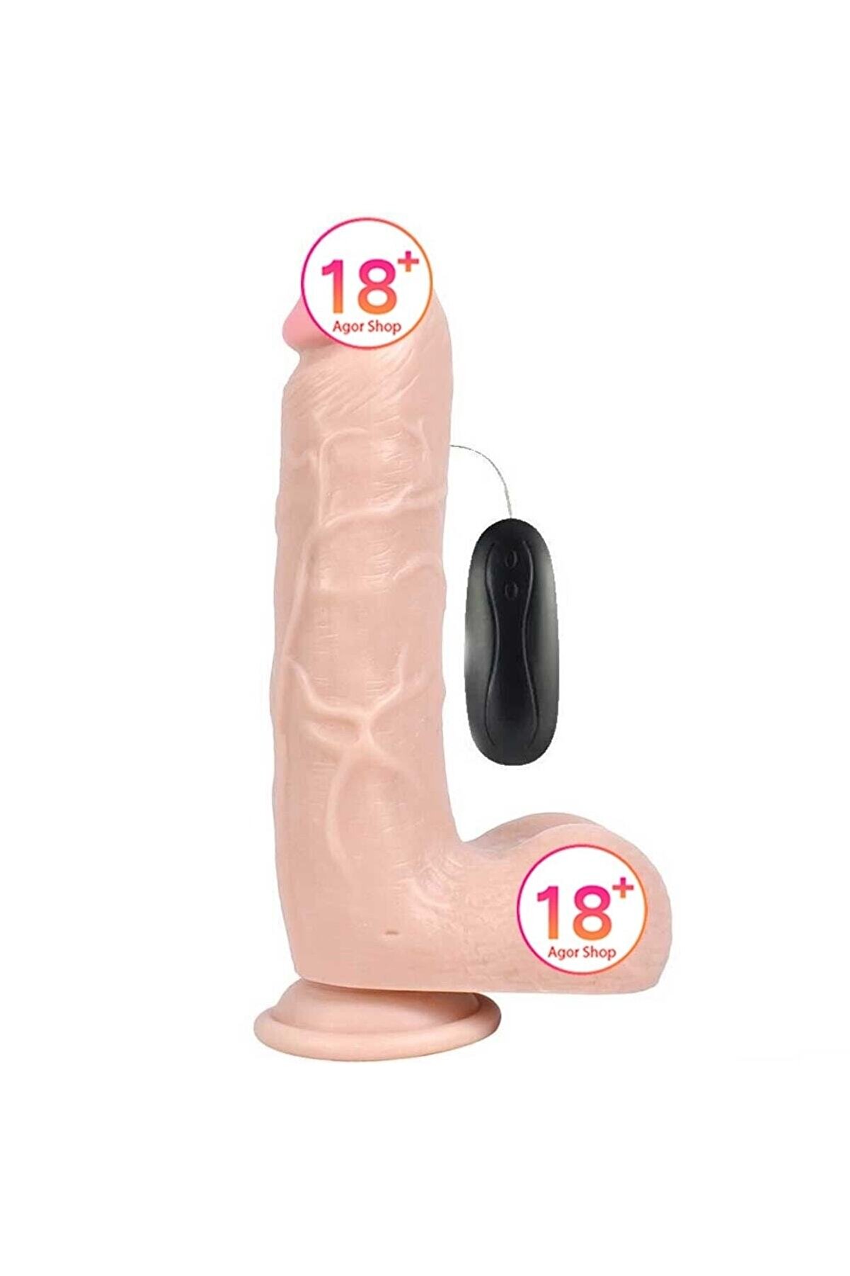 Meyrabest Adam 21 Cm 20 Modlu Ti̇treşi̇mli̇ Reali̇sti̇k Peni̇s Di̇ldo