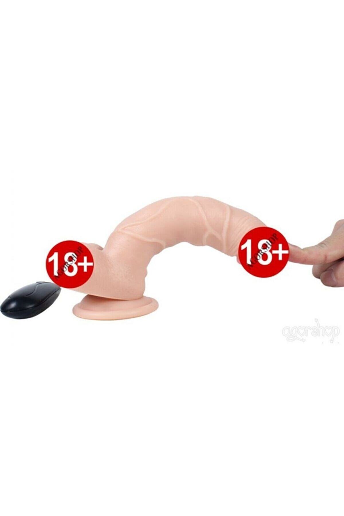 Meyrabest Di̇ldo Seri̇es Beat Reali̇sti̇k Ti̇treşi̇mli̇ Kemerli̇ Peni̇s 19 Cm