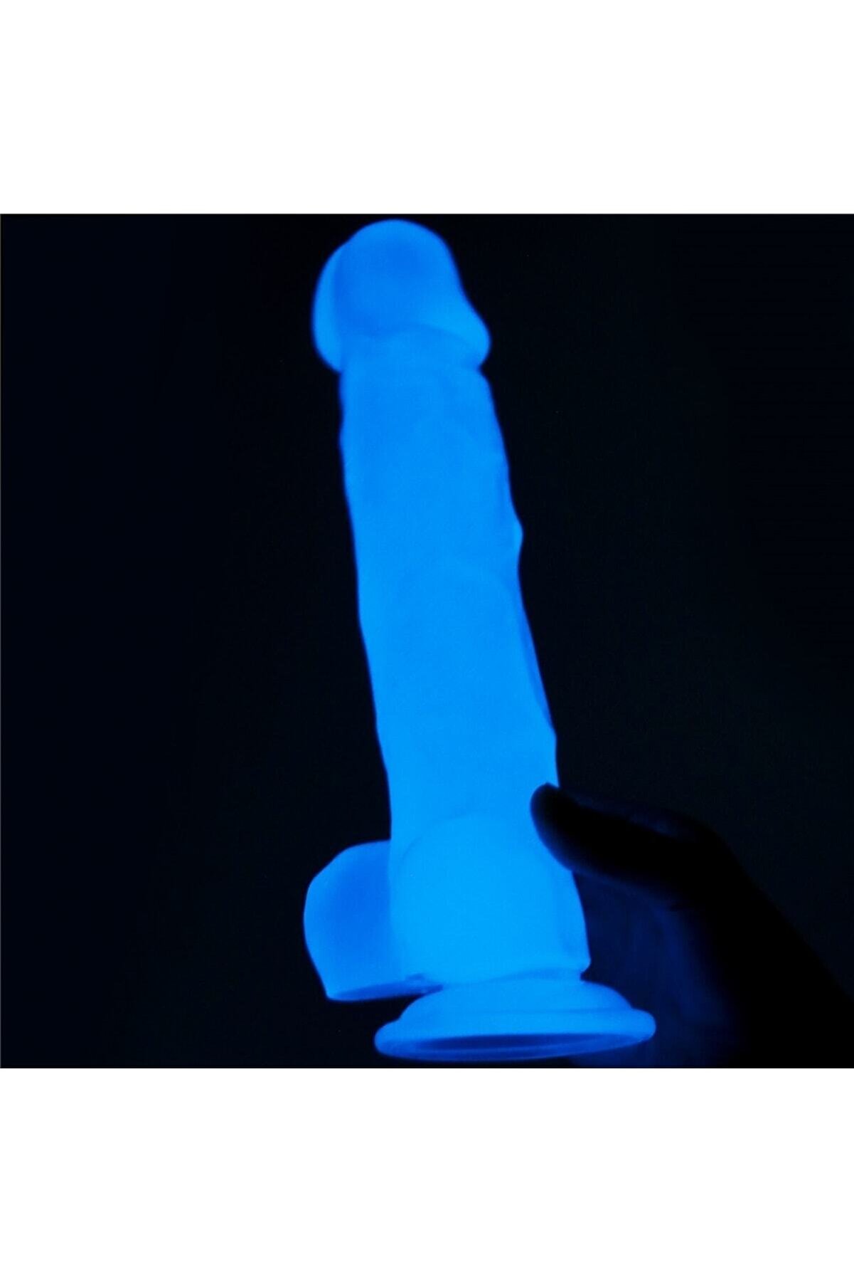 Meyrabest 8.5   Lumi̇no Play Fosforlu Yapay Di̇ldo