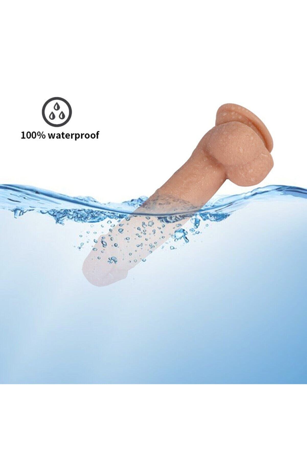 Meyrabest Di̇ldo Seri̇es Sean &Ccedil;i̇ft Katmanlı Ultra Yumuşak 22 Cm Reali̇sti̇k Peni̇s Di̇ldo