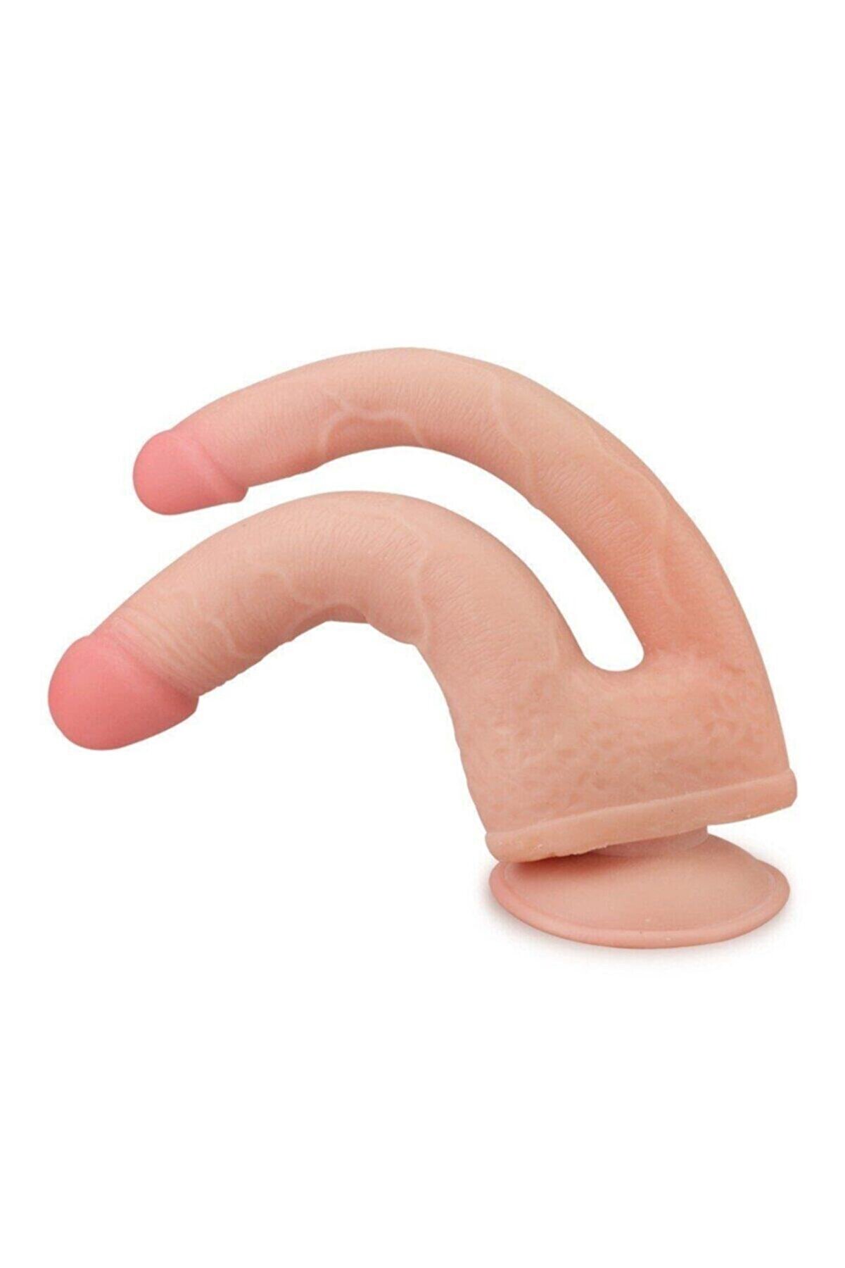 Meyrabest Lovetoy Sli̇di̇ng Ski̇n Hareketli̇ Deri̇ &Ouml;zelli̇kli̇ &Ccedil;i̇ft Taraflı Kemerli̇ Reali̇sti̇k Peni̇s Lv313001