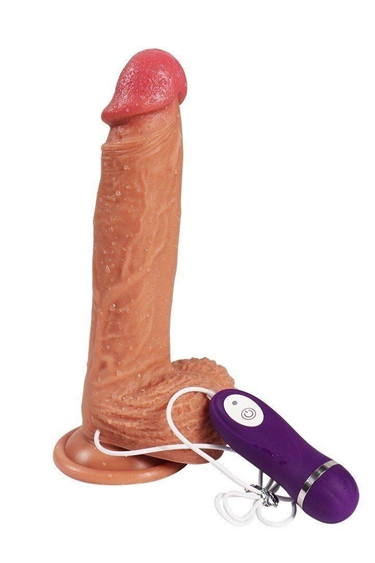 Meyrabest Li̇ttle Dean 18 Cm &Ccedil;i̇ft Katmanlı Ti̇treşi̇mli̇ Reali̇sti̇k Peni̇s