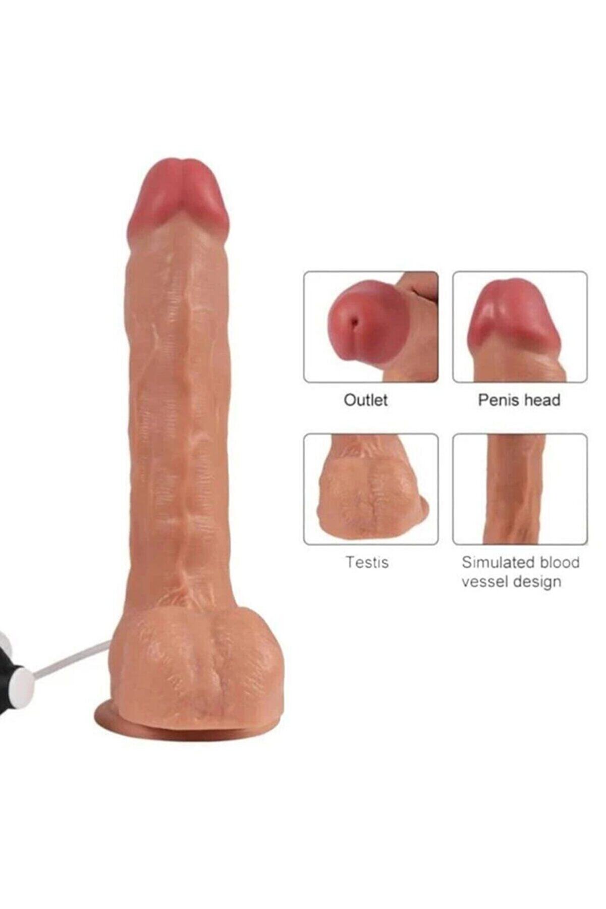 Meyrabest Yumuşak Dokulu Di̇ldo Seri̇es Shoufei̇ 24 Cm Boşalabi̇li̇r