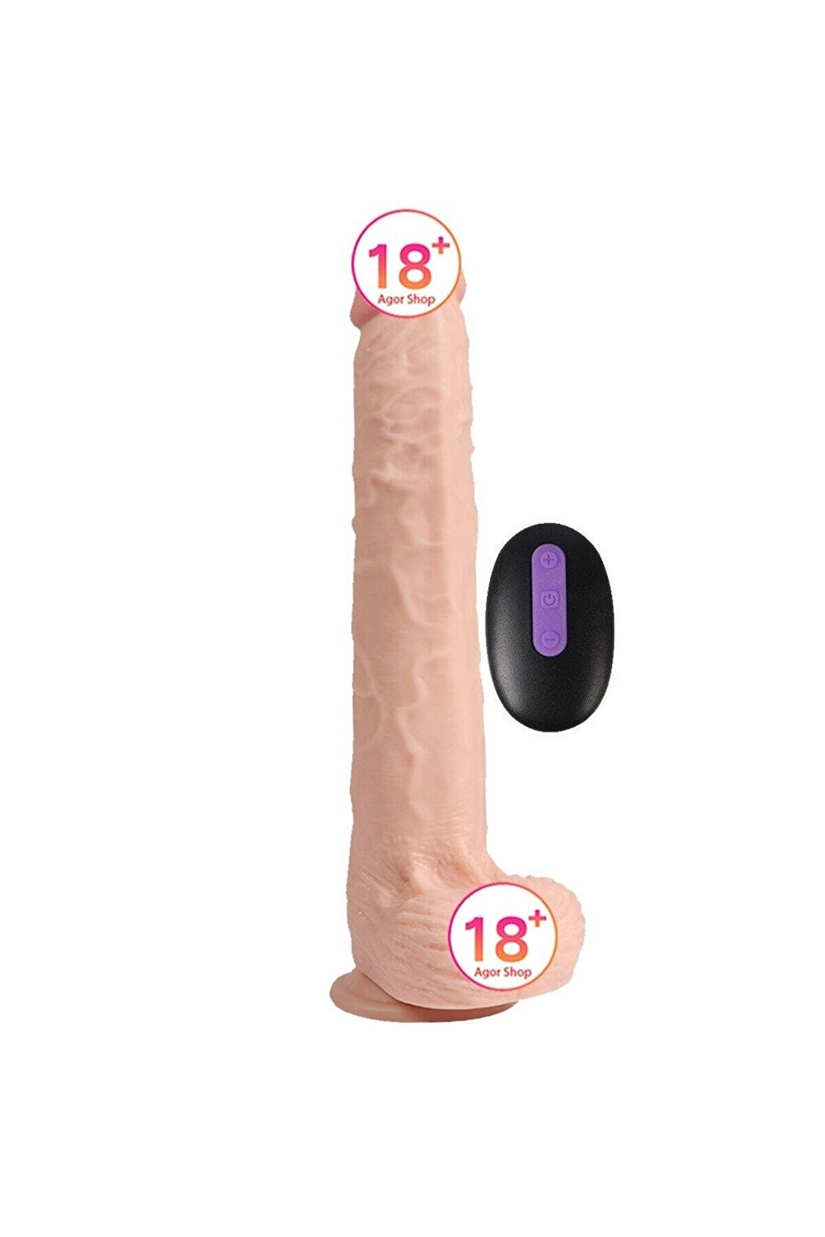 Meyrabest Di̇ldo Seri̇es Bart 29.5 Cm Şarjlı Reali̇sti̇k Vi̇brat&ouml;r