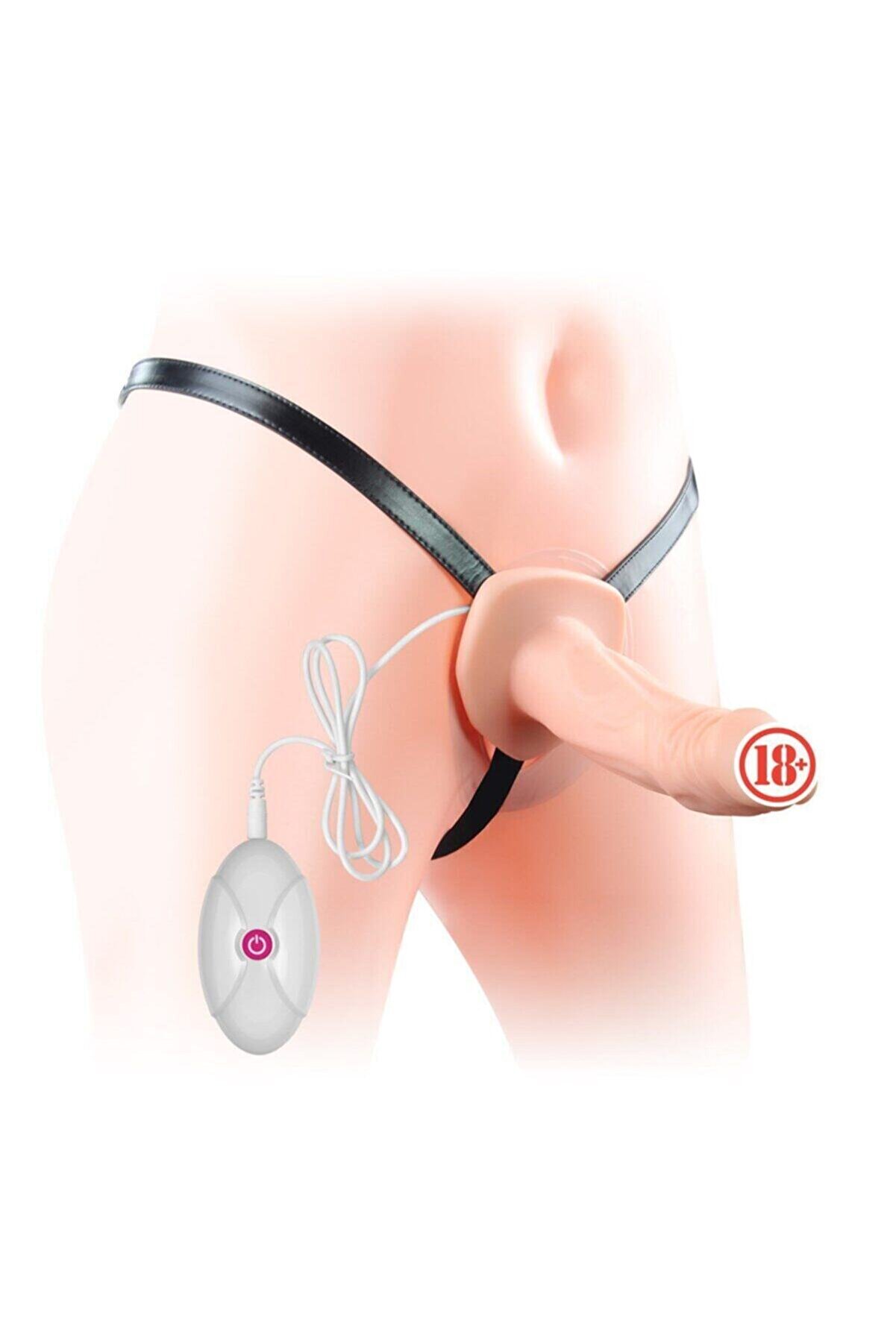 Meyrabest Uni̇sex I&ccedil;i̇ Boş Ti̇treşi̇mli̇ Uni̇sex Kullanılabi̇len 17 Cm Belden Bağlamalı Peni̇s