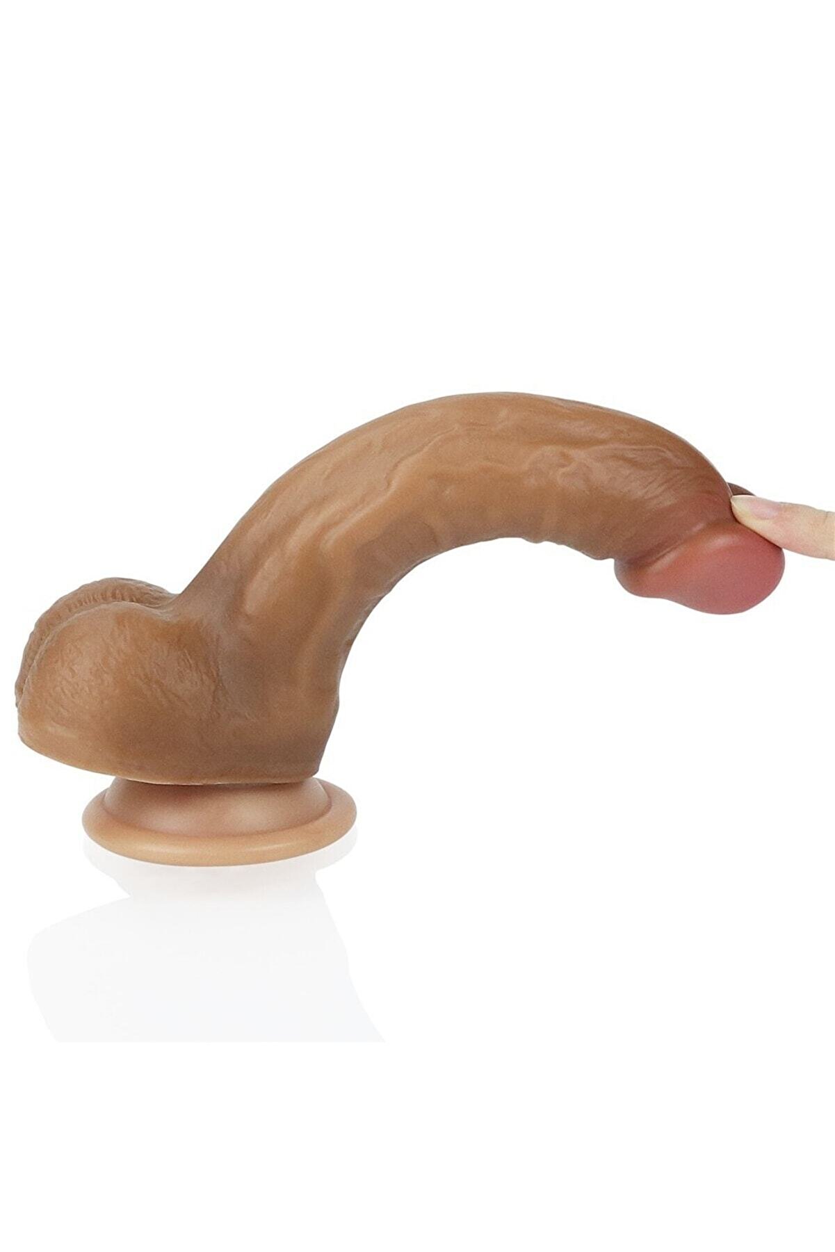 Meyrabest Yumuşak &Ouml;zel Dokulu Esnek Ve B&uuml;k&uuml;lebi̇li̇r 20 Cm Belden Bağlamalı Peni̇s