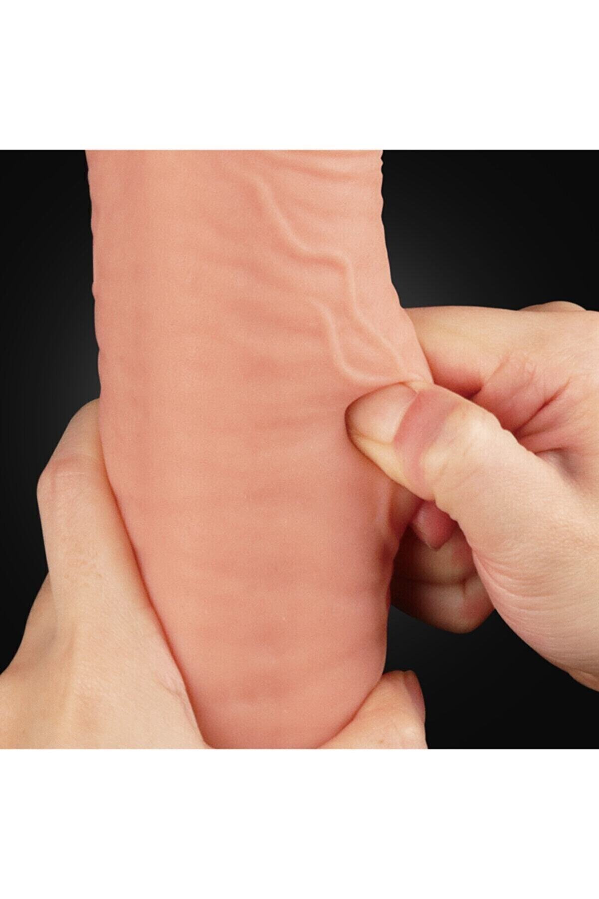 Meyrabest Ekstra Yumuşak &Ouml;zel &Ccedil;i̇ft Dokulu Reali̇sti̇k Peni̇s 26 Cm