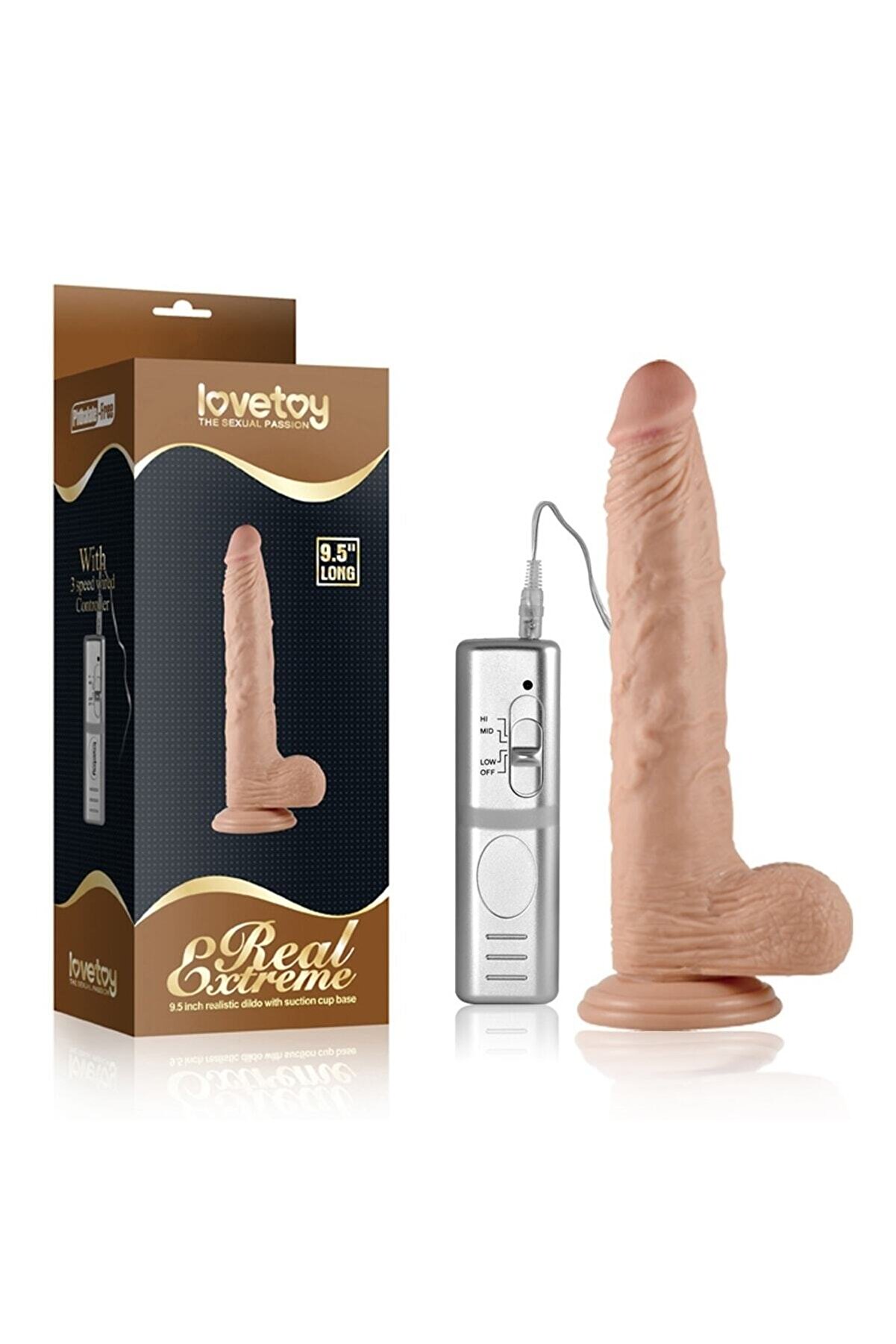 Meyrabest 9.5   Real Extreme Vi̇brati̇ng Di̇ldo