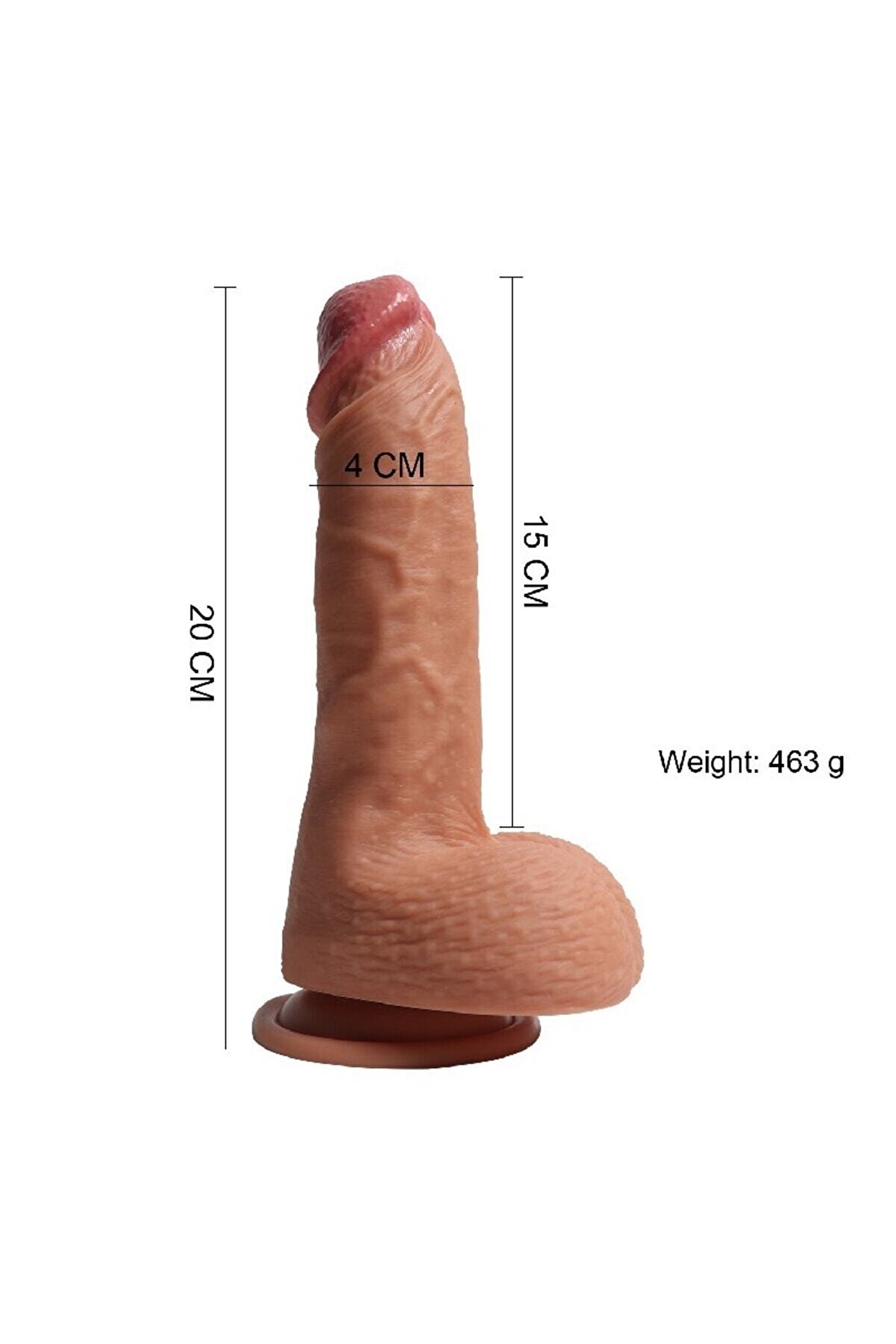 Meyrabest Ercules Bendable 22 Cm Eği̇k Reali̇sti̇k Peni̇s