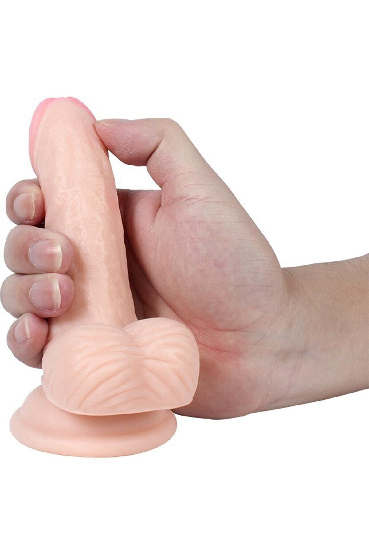 Meyrabest Di̇ldo Seri̇es 13 Cm Anal Ve Vaji̇nal Kullanılabi̇len Reali̇sti̇k Peni̇s