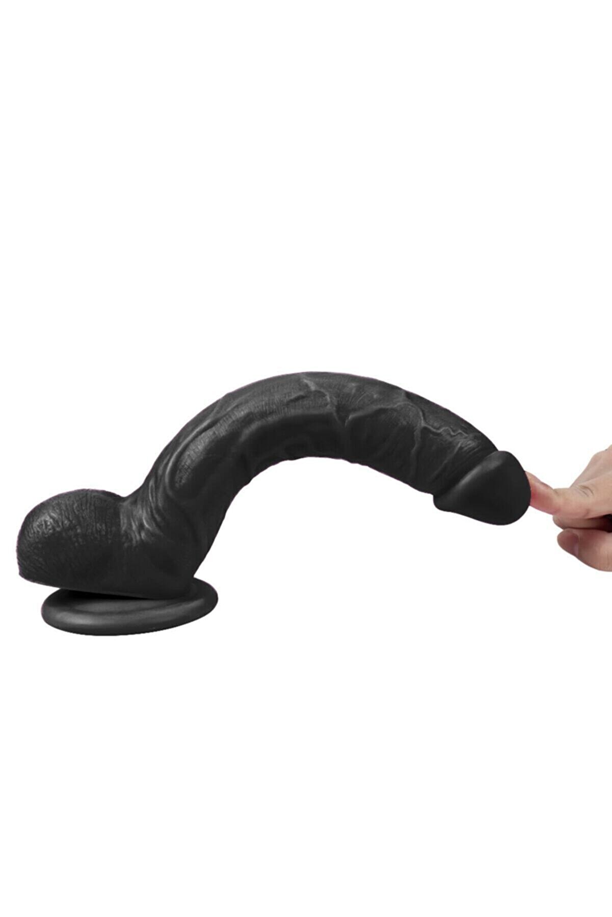 Meyrabest Opti̇mus Uzun Kalın Reali̇sti̇k Belden Bağlamalı Kemerli̇ Peni̇s 28 Cm