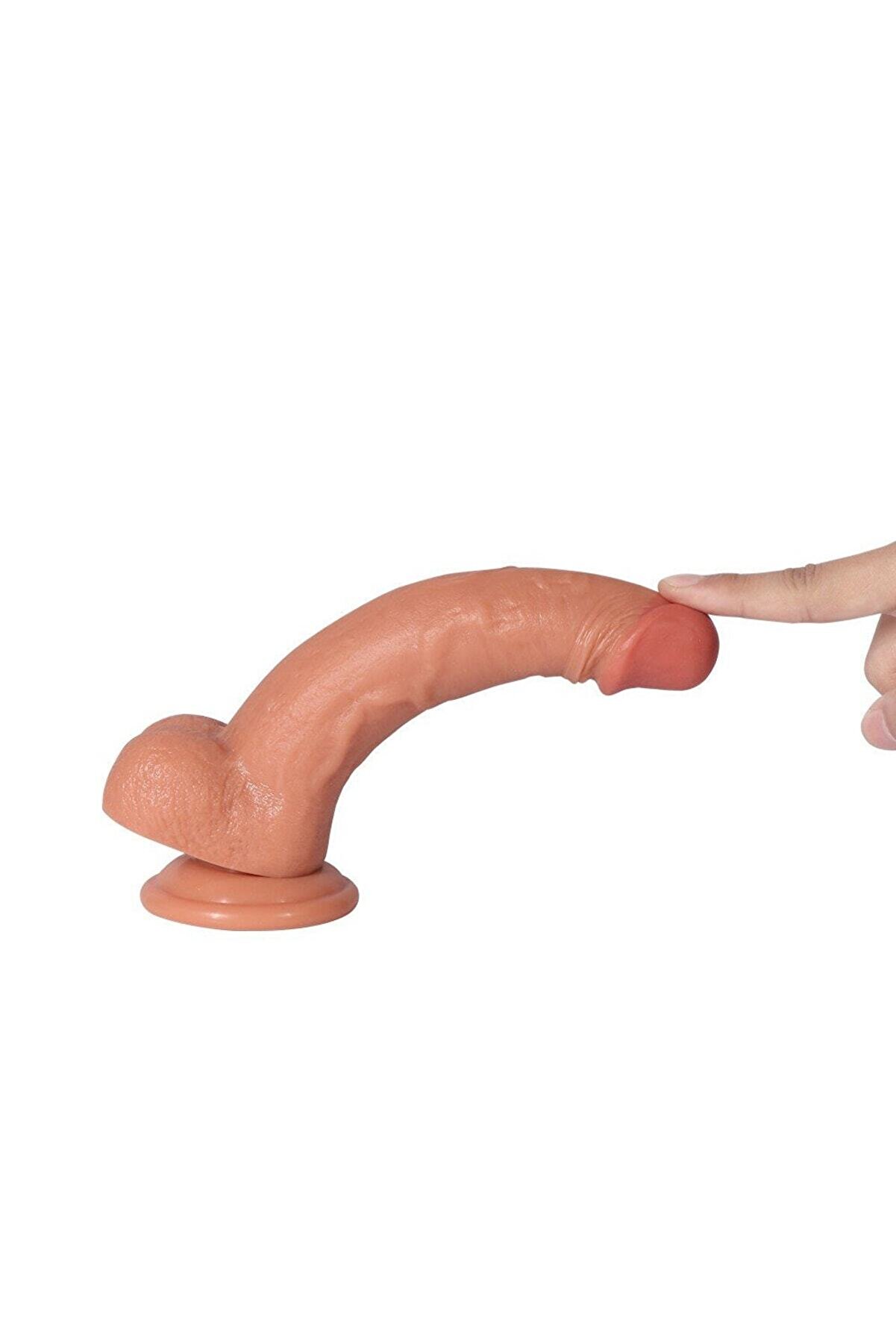 Meyrabest Di̇ldo Seri̇es Archi̇e &Ccedil;i̇ft Katmanlı Ultra Yumuşak 21 Cm Reali̇sti̇k Peni̇s Di̇ldo