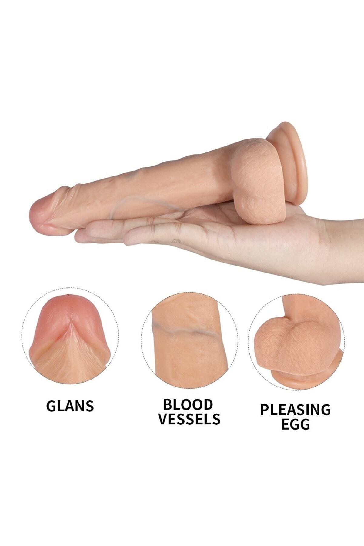 Meyrabest Di̇ldo Seri̇es Archi̇e Di̇ldo 21 Cm Reali̇sti̇k Peni̇s