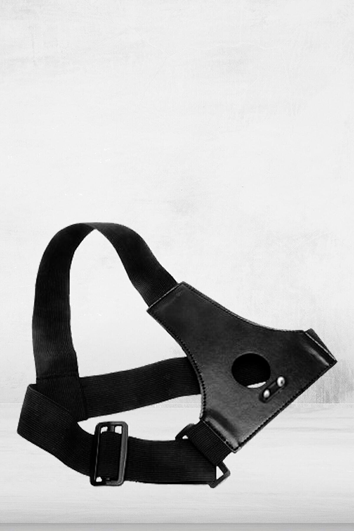 Meyrabest Suni̇ Deri̇ Belden Bağlamalı Strapon Protez Takma Peni̇s Kemeri̇