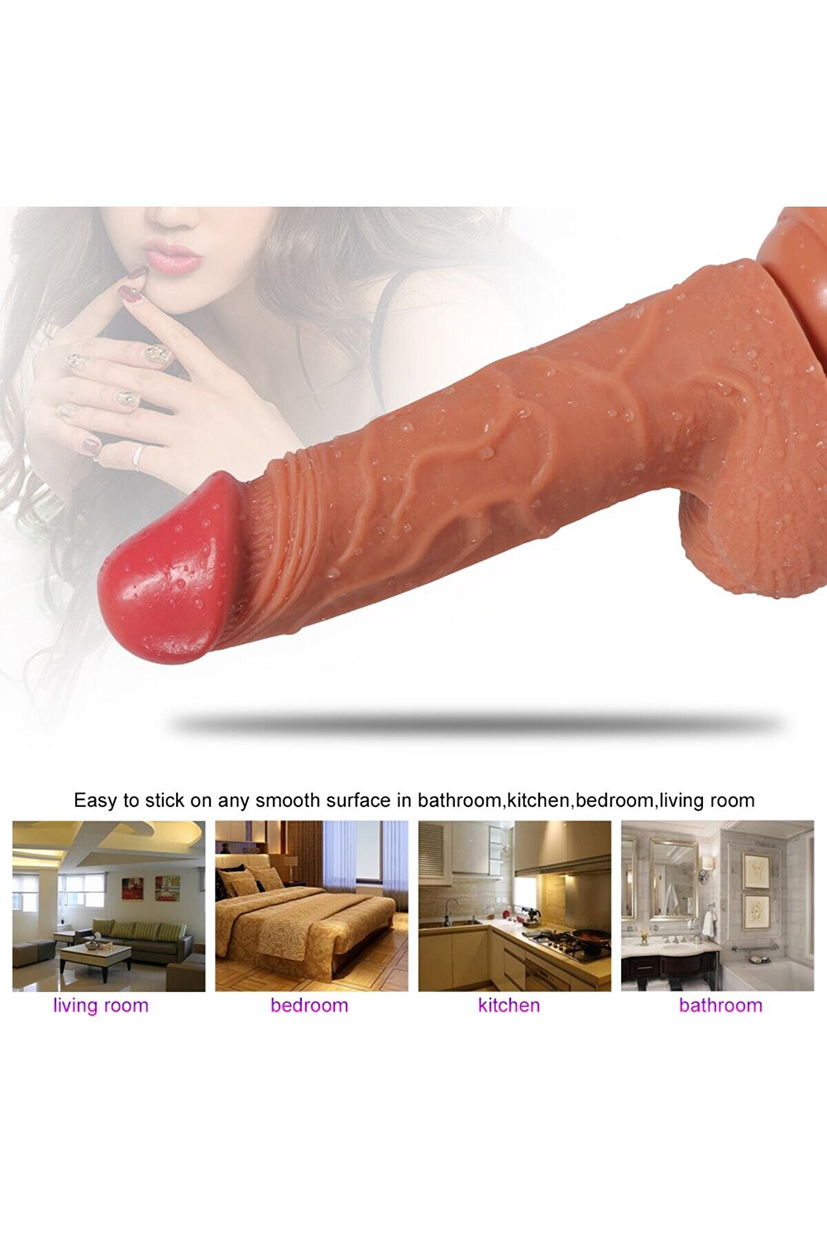 Meyrabest &Ccedil;i̇ft Katmanlı 21 Cm Reali̇sti̇k Peni̇s Di̇ldo