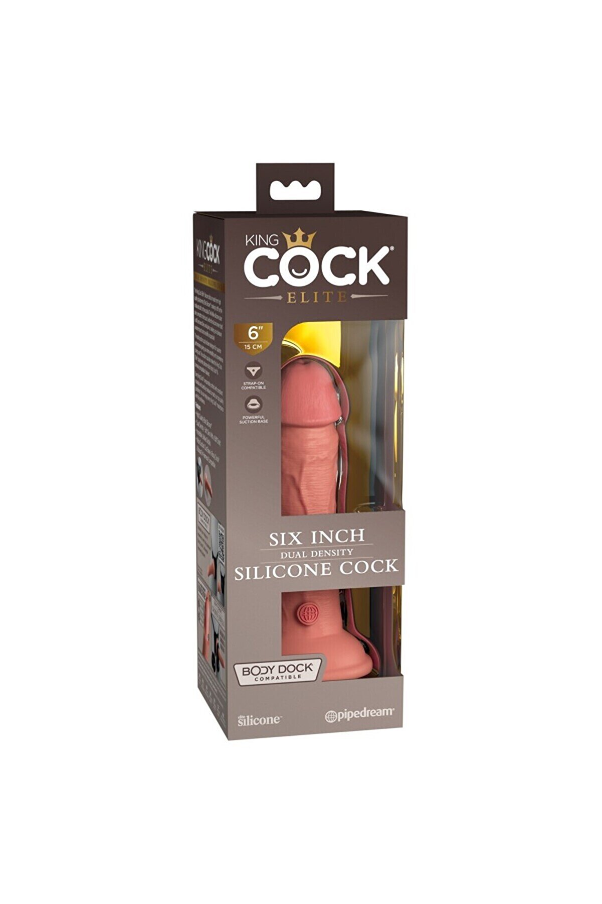 Meyrabest 6" Dual Densi̇ty Si̇li̇cone Cock Di̇ldo
