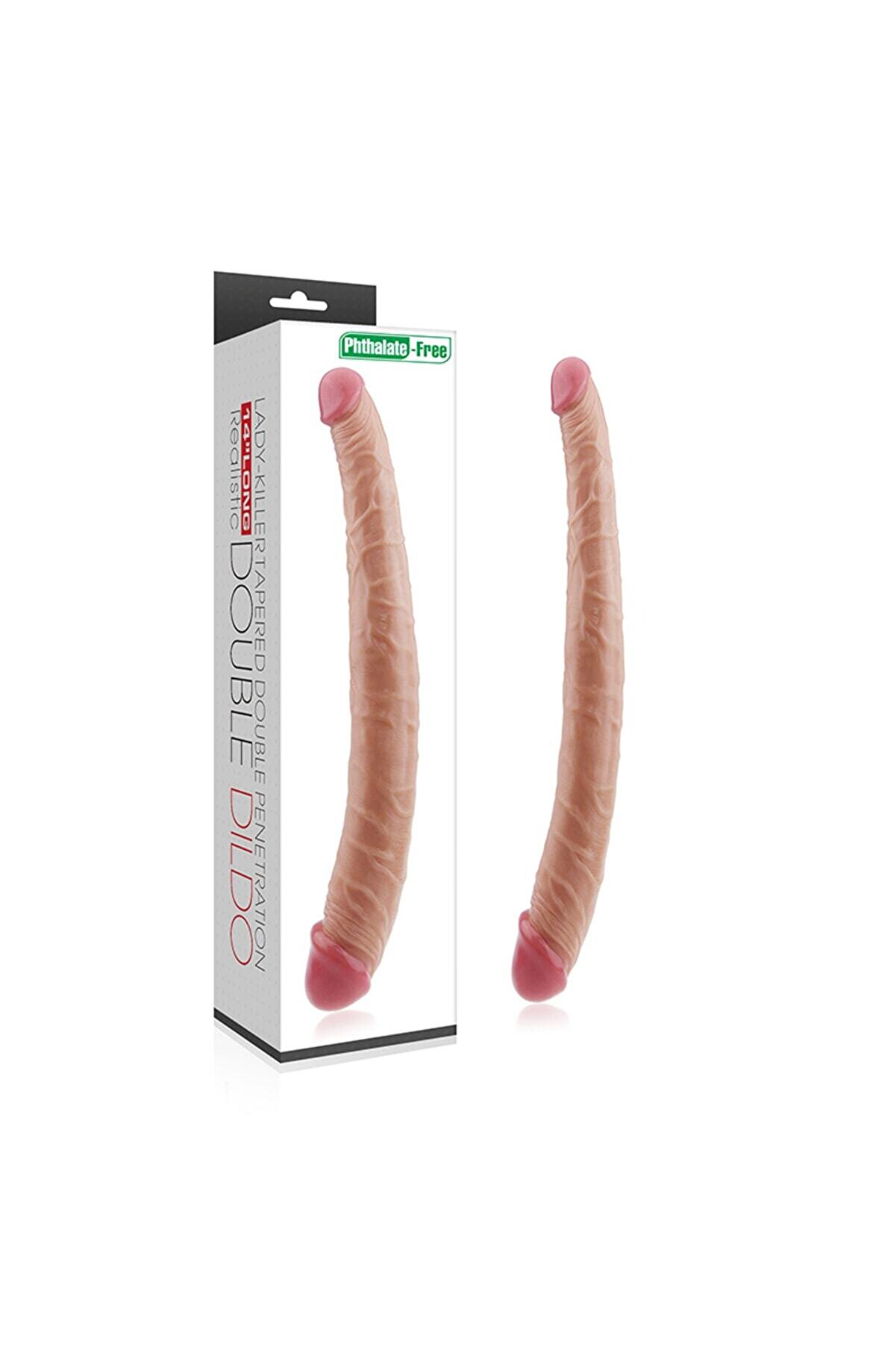 Meyrabest Lady &Ccedil;i̇ft Taraflı Reali̇sti̇k Di̇ldo Anal Vaji̇nal Peni̇s 36Cm