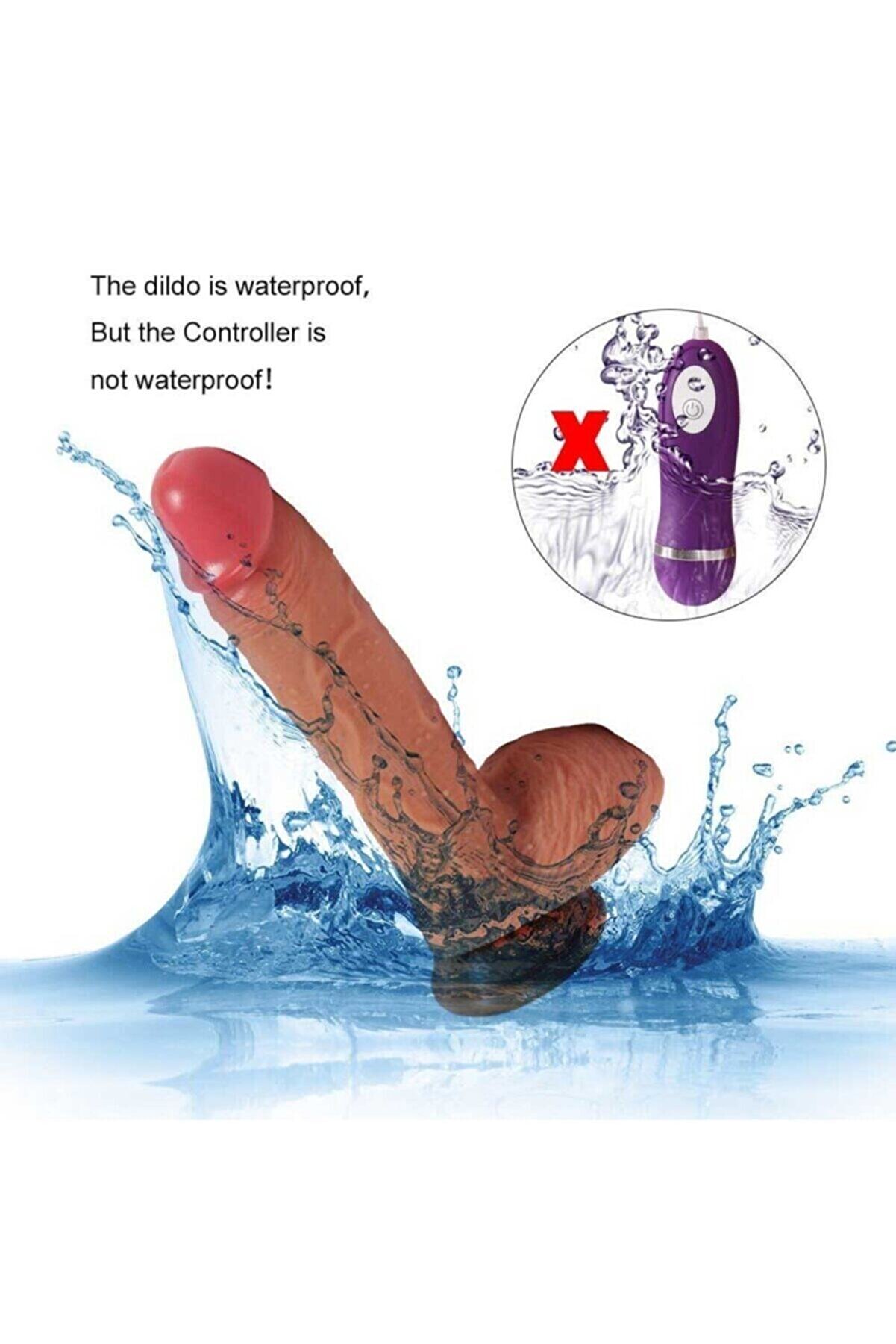 Meyrabest Ekstra Yumuşak &Ccedil;i̇ft Katmanlı Si̇li̇kon Dokuda Ti̇treşi̇mli̇ Kemerli̇ Reali̇sti̇k Peni̇s