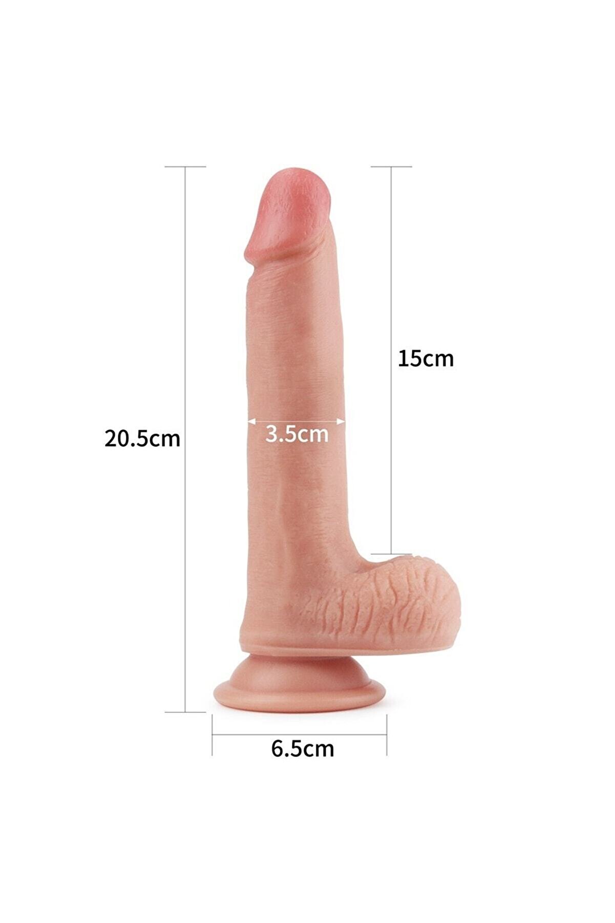 Meyrabest Yumuşak Dokulu Lovetoy Nature Cock Seri̇si̇ 20 Cm Reali̇sti̇k Peni̇s