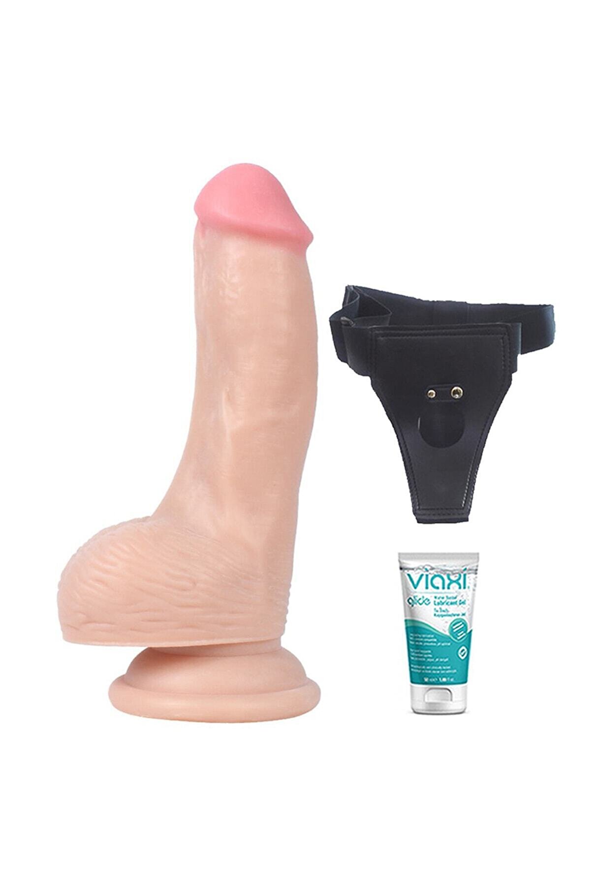 Meyrabest 16 Cm Belden Bağlamalı Ger&ccedil;ek&ccedil;i̇ Dokuda Yapay Di̇ldo+Jel