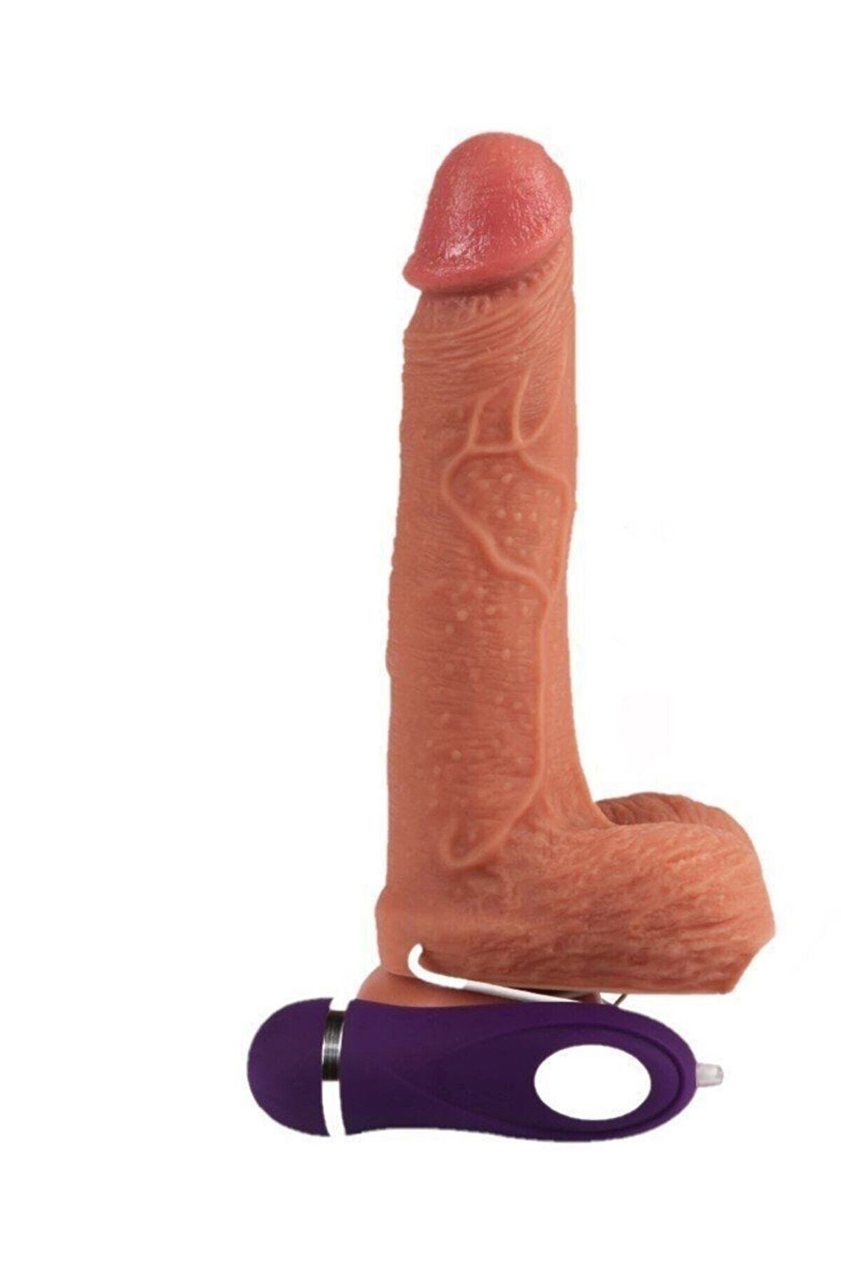 Meyrabest Di̇ldo Seri̇si̇ Crowleys 18 Cm Ekstra Yumuşak &Ccedil;i̇ft Katmanlı Reali̇sti̇k Vi̇brat&ouml;r