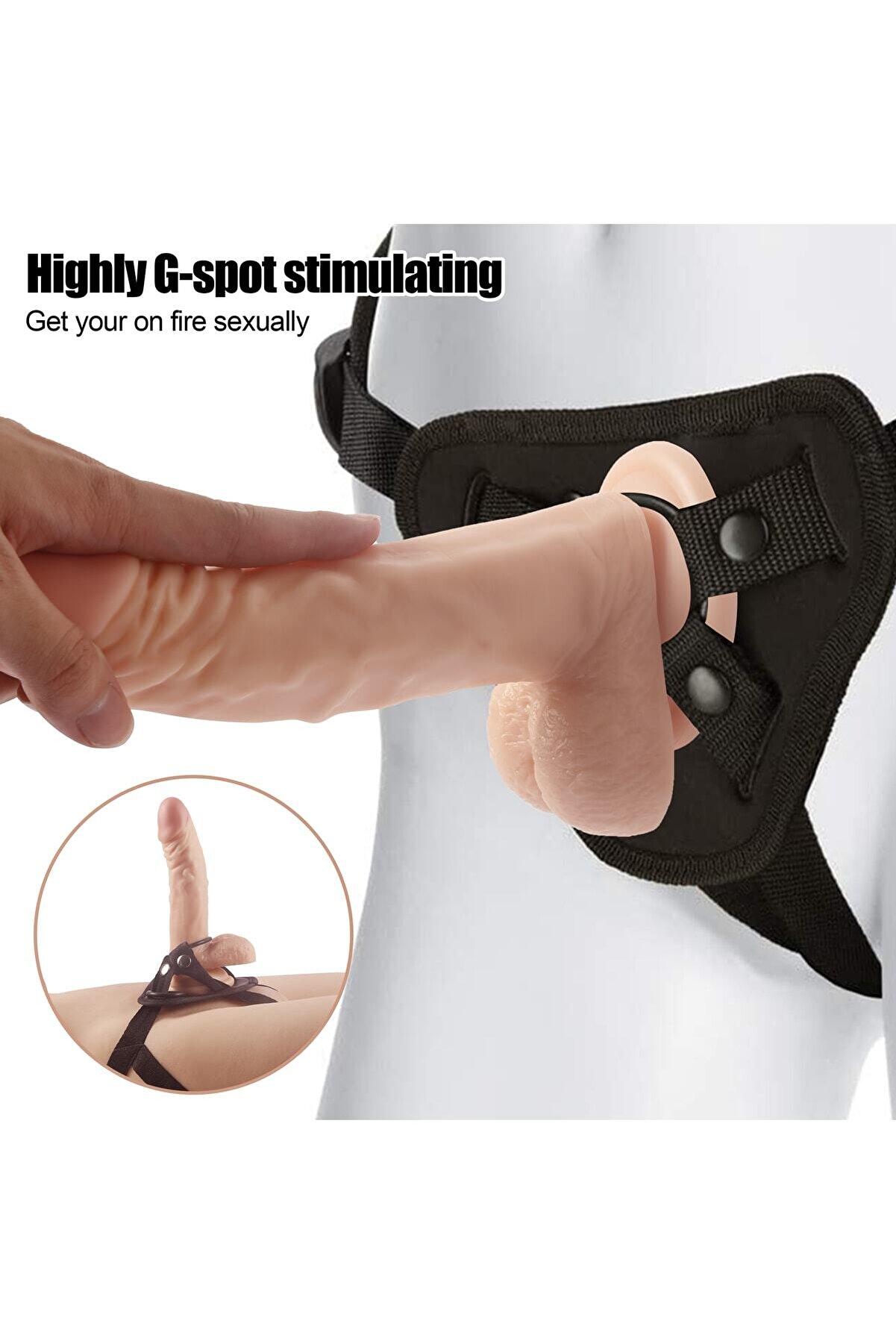 Meyrabest Magi̇c Dream 21 Cm Belden Bağlamalı Reali̇sti̇k Peni̇s Di̇ldo