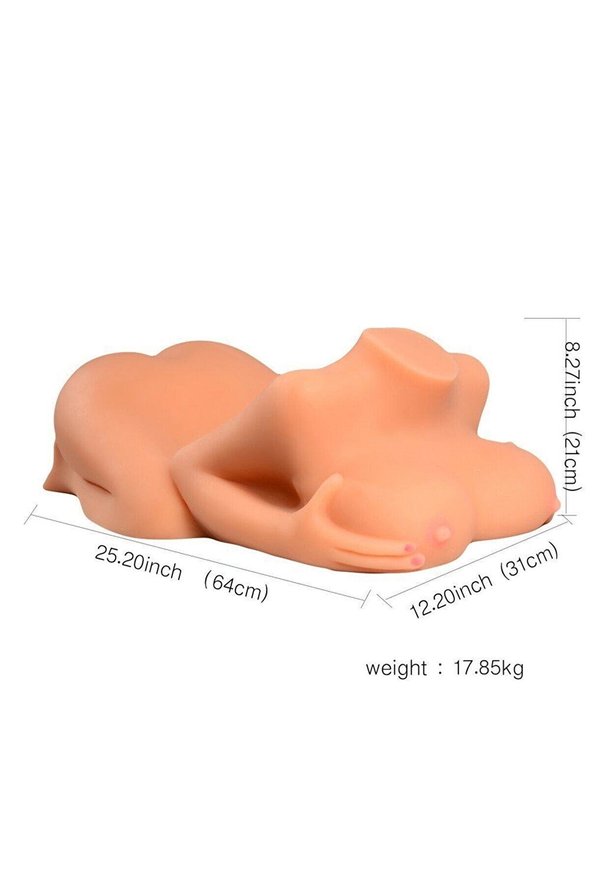 Erox Yarım V&uuml;cut Soft Si̇li̇kon Reali̇sti̇k Manken Kal&ccedil;a Suni̇ Vaji̇na