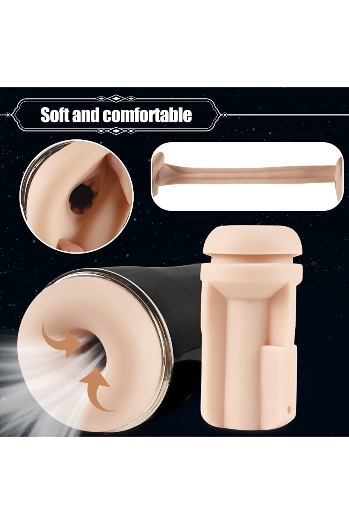 Erox Snow Inspi̇ratory Emi̇ş G&uuml;&ccedil;l&uuml; 7 Mod Ti̇treşi̇mli̇ Reali̇sti̇k