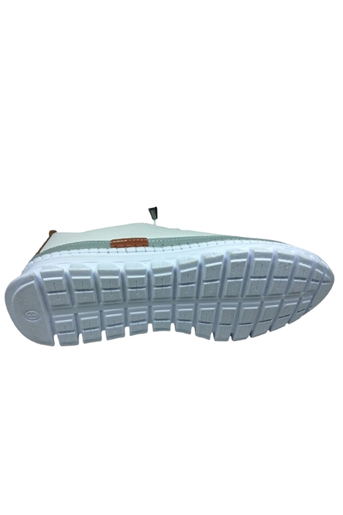 2010 Womenly Style Beyaz Gri̇ Kadın Günlük Ayakkabı % 100 Haki̇ki̇ Deri̇