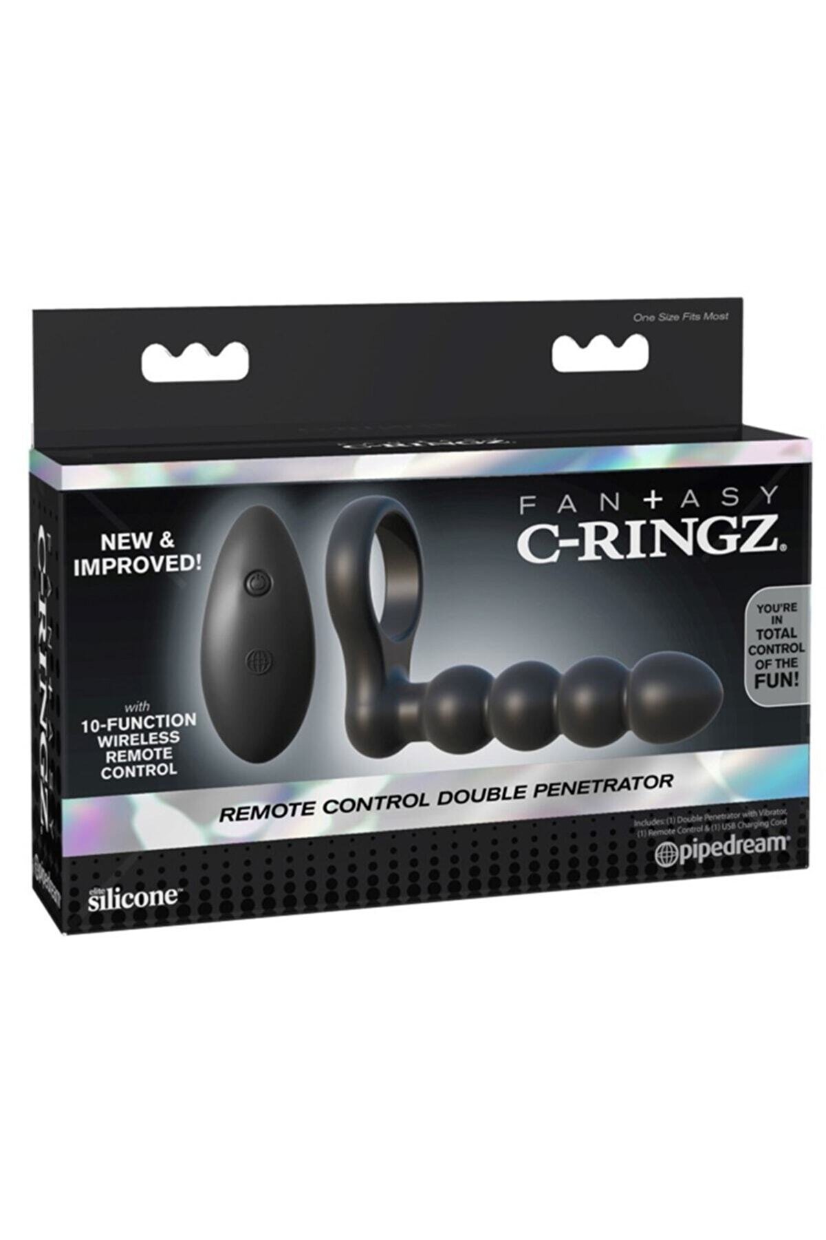 Erox Pi̇pedream Fantasy C-Ri̇ngz Remote Control Anal Vi̇brat&ouml;r