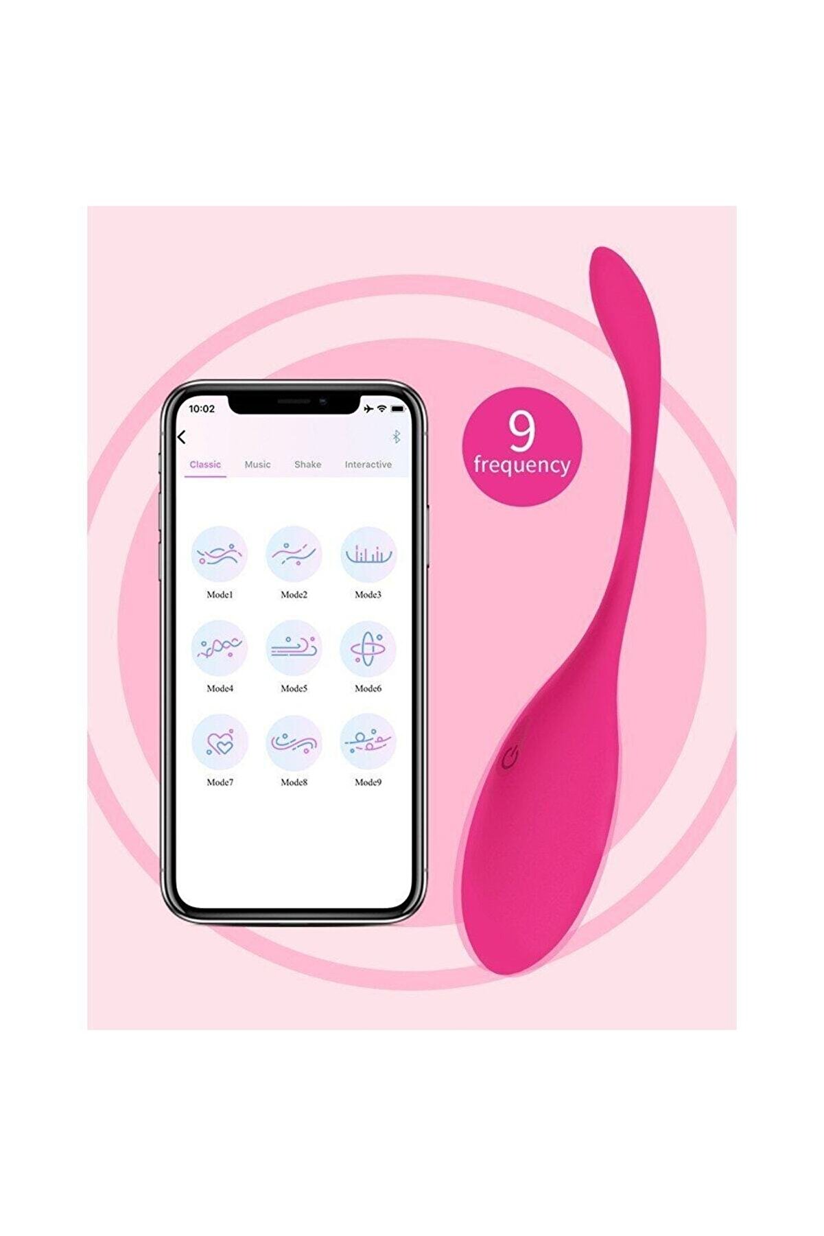 Erox Telefon Kontroll&uuml; Gi̇yi̇lebi̇li̇r Kegel Balls Vi̇brat&ouml;r