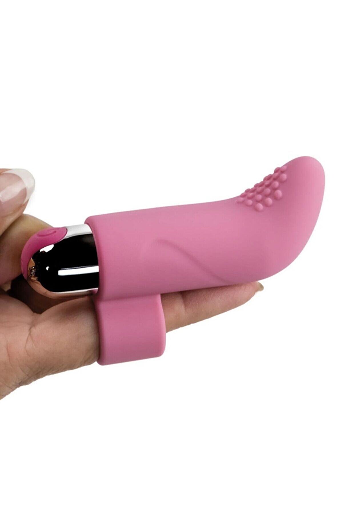 Erox Usb Şarjlı Fi̇nger Vi̇brat&ouml;r Pi̇nk