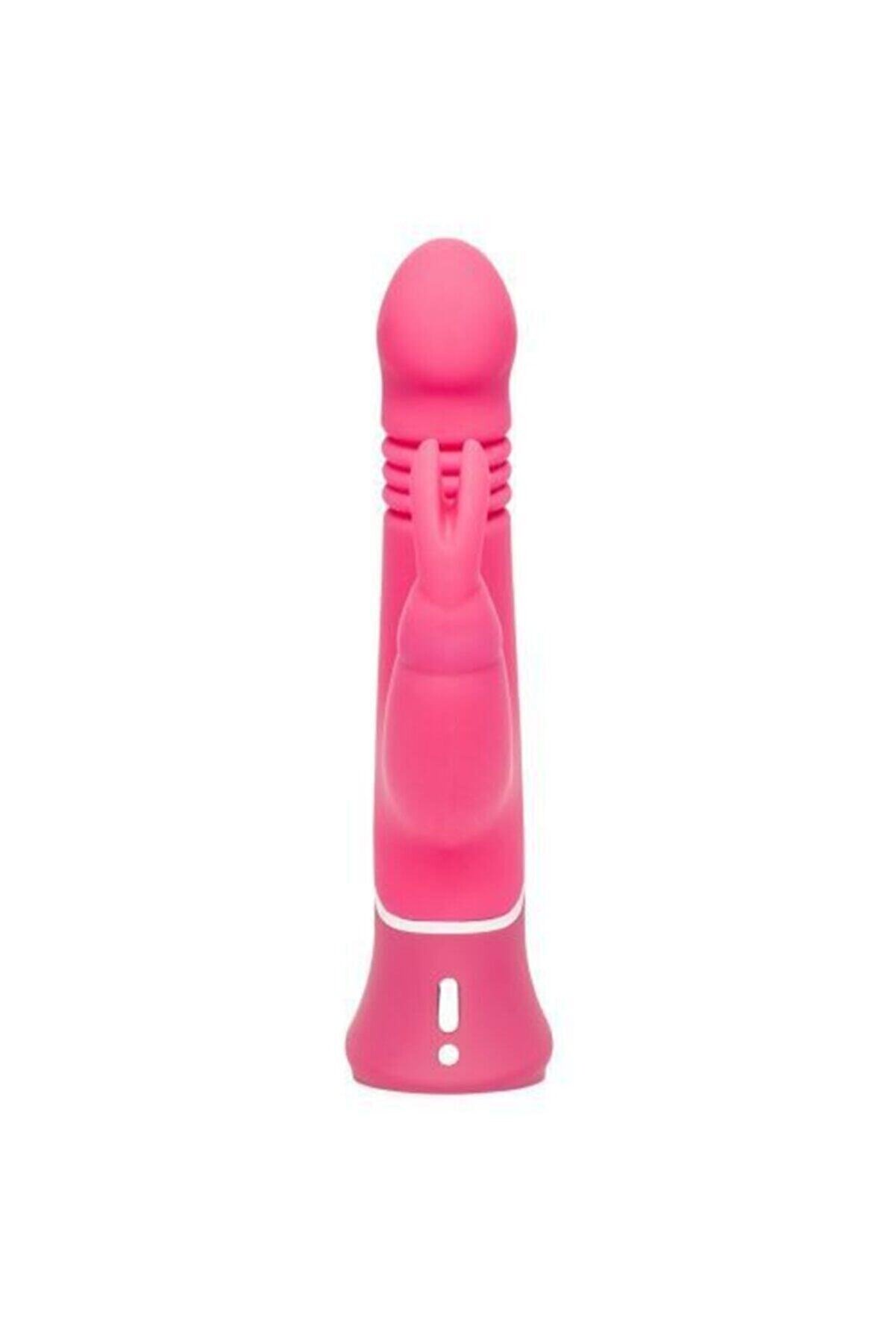 Erox Happy Rabbi̇t Thrusti̇ng Reali̇sti̇c Rechargeable Rabbi̇t Vi̇brat&ouml;r