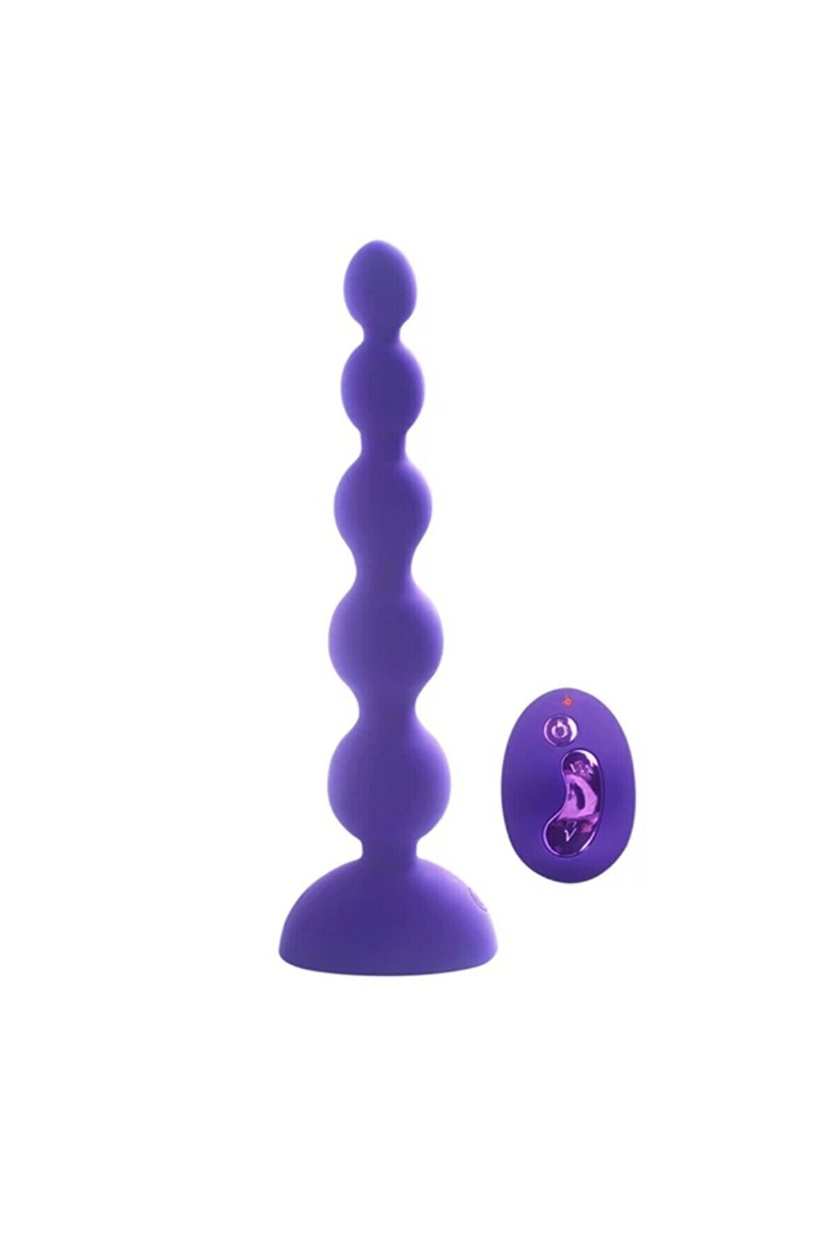 Erox Si̇li̇cone 5 Beads Uzaktan Kumandalı Boncuk Anal Vi̇brat&ouml;r