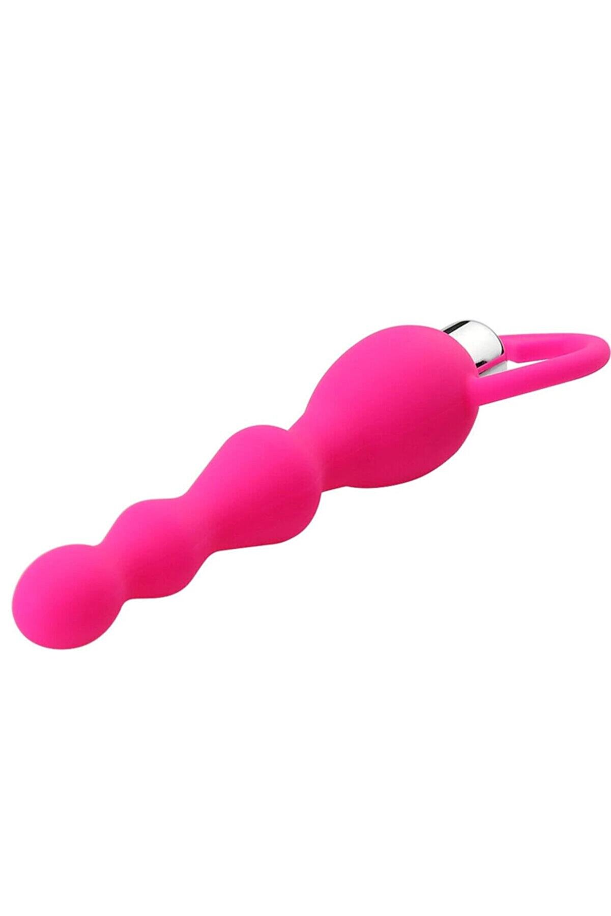 Erox Anal Plug Boğumlu Ti̇treşi̇mli̇ Medi̇kal Si̇li̇kon Pembe Anal Vi̇brat&ouml;r