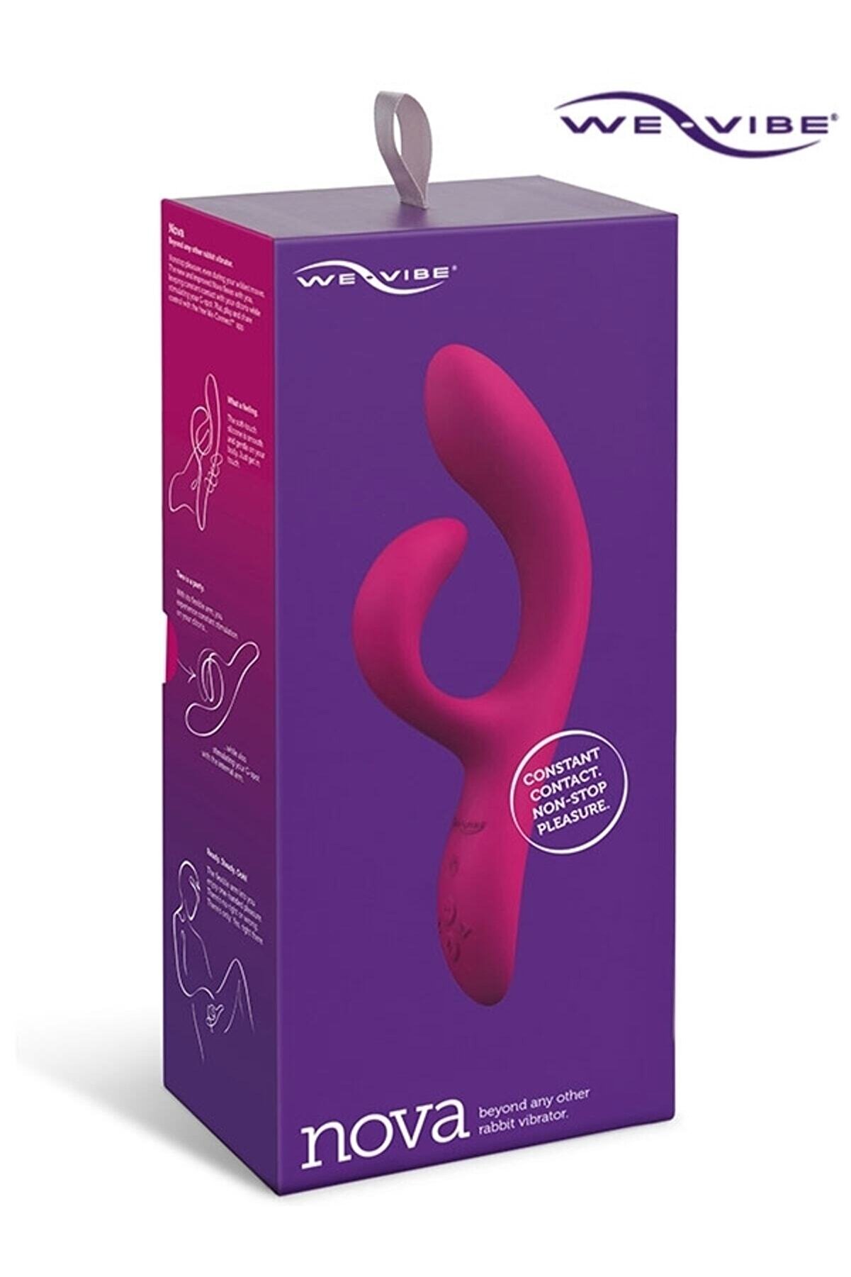 We-Vi̇be 2 Telefon Kontroll&uuml; Şarjlı Di̇zayn Vi̇brat&ouml;r