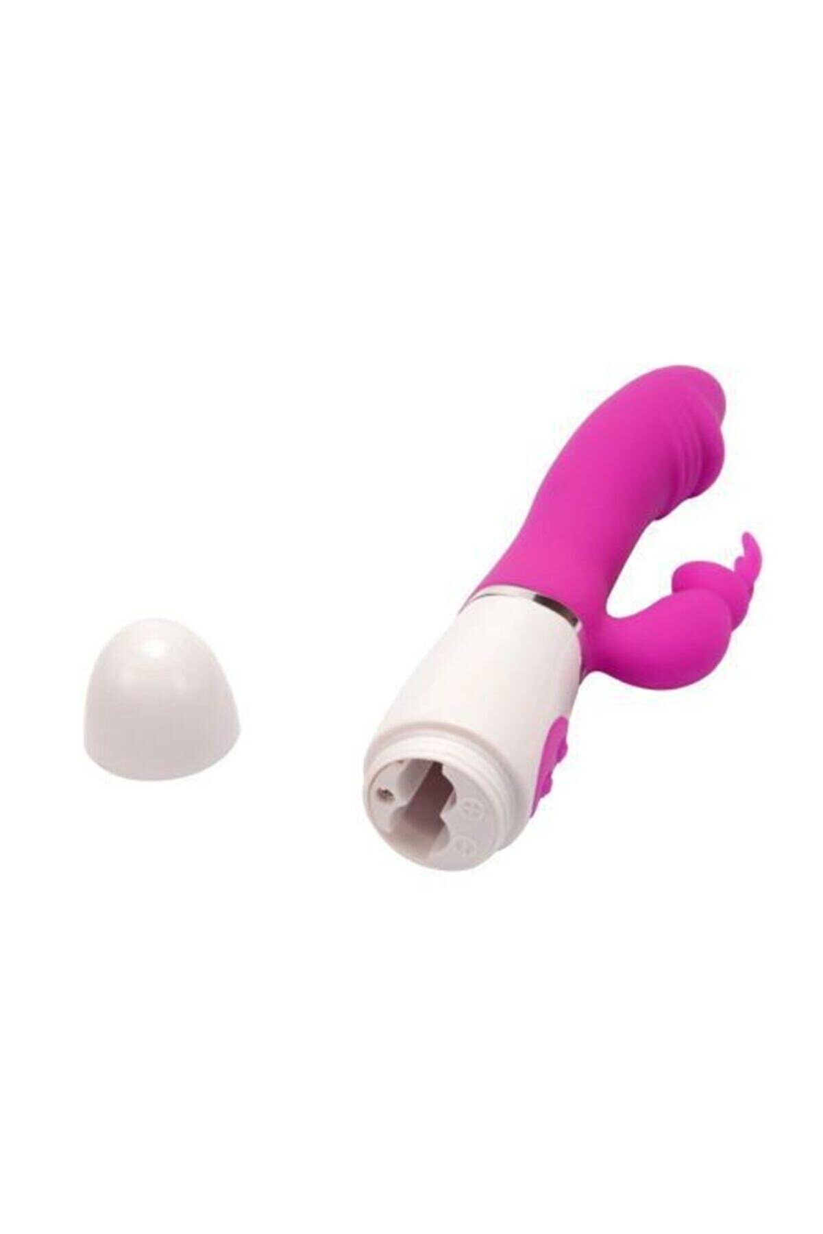 Erox Ultra Esnek Yapıda Kli̇tori̇s Uyarıcı Rabbi̇tli̇ Vi̇brat&ouml;r