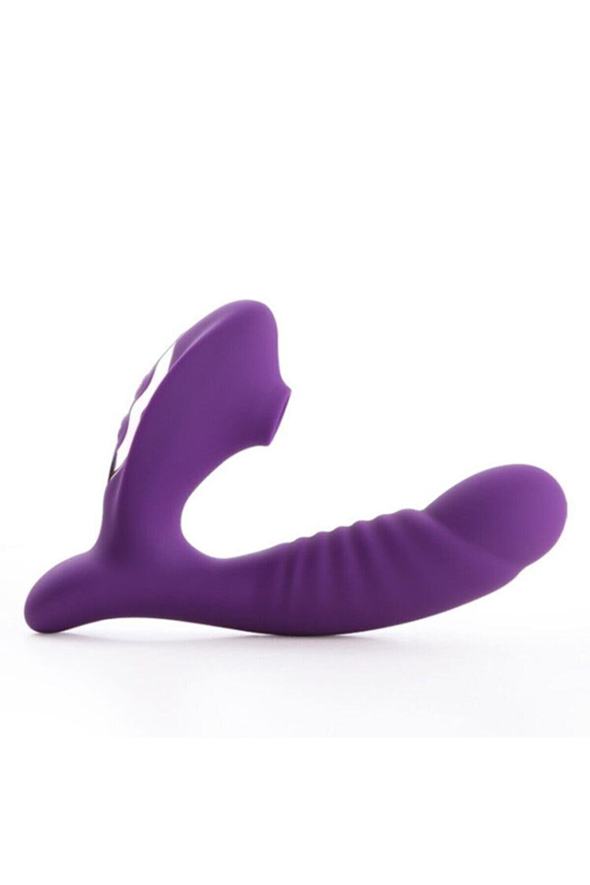 Erox Emi̇ş G&uuml;&ccedil;l&uuml; Ve Kli̇toral G-Spot Vi̇brat&ouml;r Purple